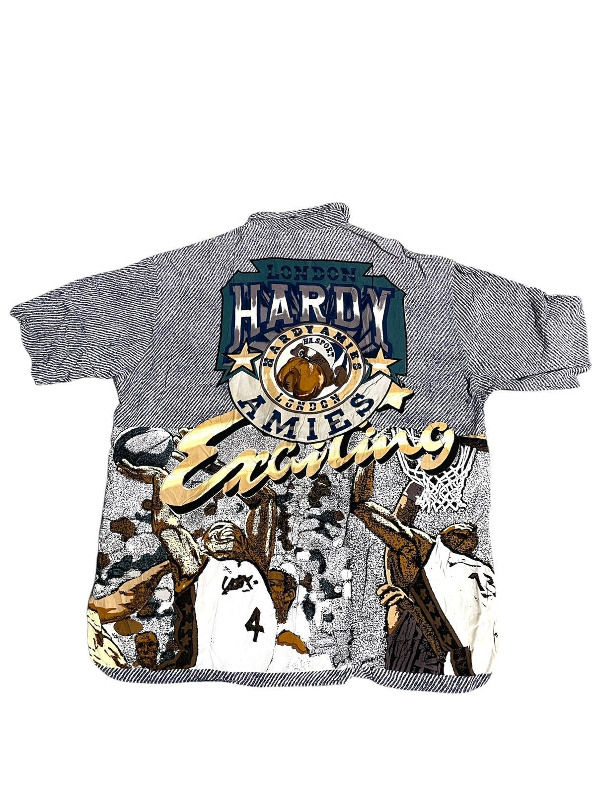 Designer × Hardy Amies RARE‼️Hardy Amies Sport All Over Print Rayon Shirt Size US L / EU 52-54 / 3 - 2 Thumbnail