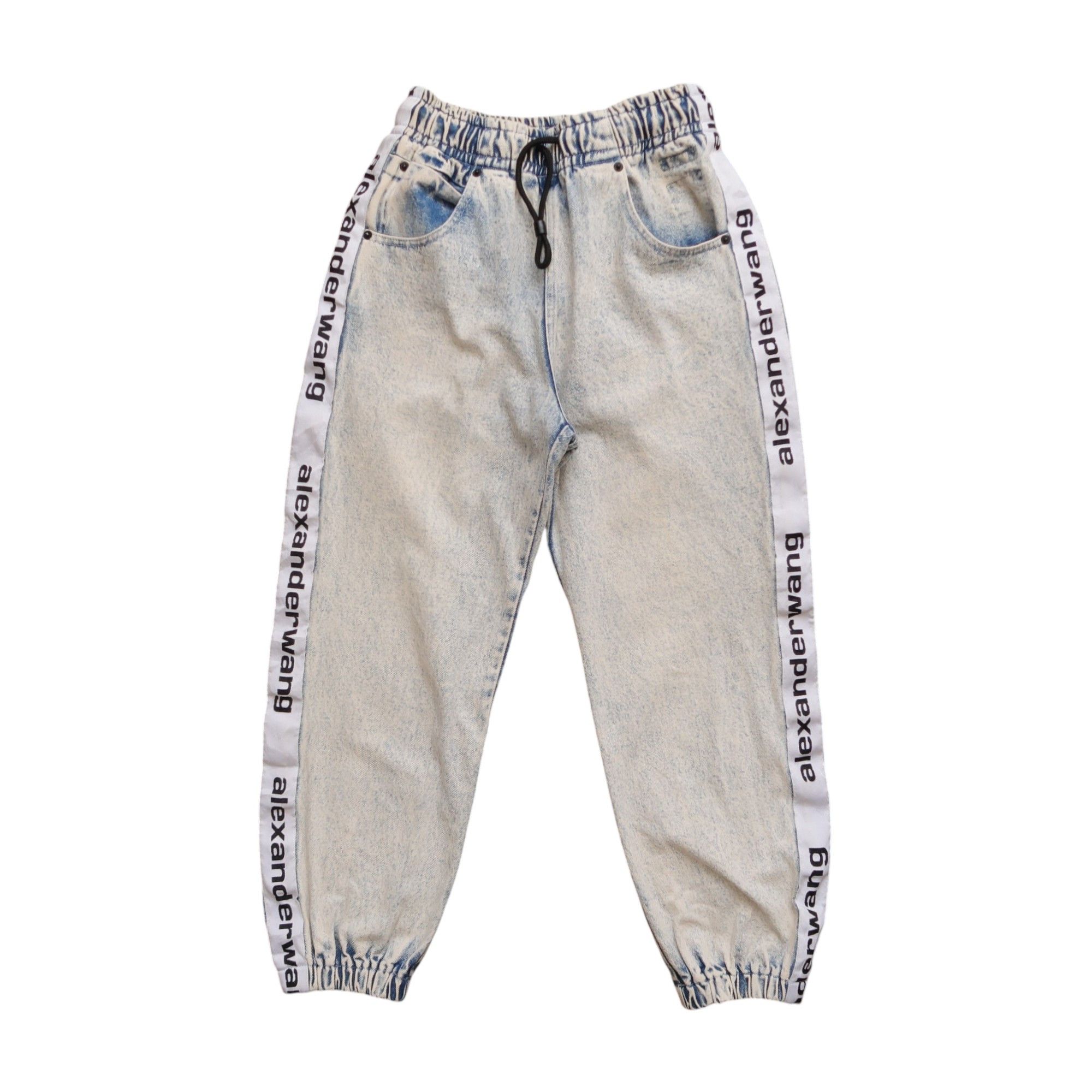 Alexander Wang VTG ALEXANDER WANG SIDE LOGO DENIM PANTS DRAWSTRING Size US 26 / EU 42 - 1 Thumbnail