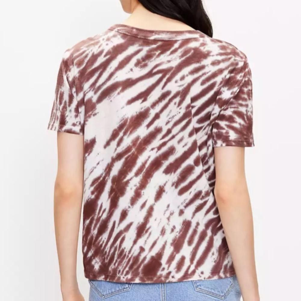 Designer Loft Patterened California Vibes Short Sleeve Shirt Size S / US 4 / IT 40 - 3 Thumbnail