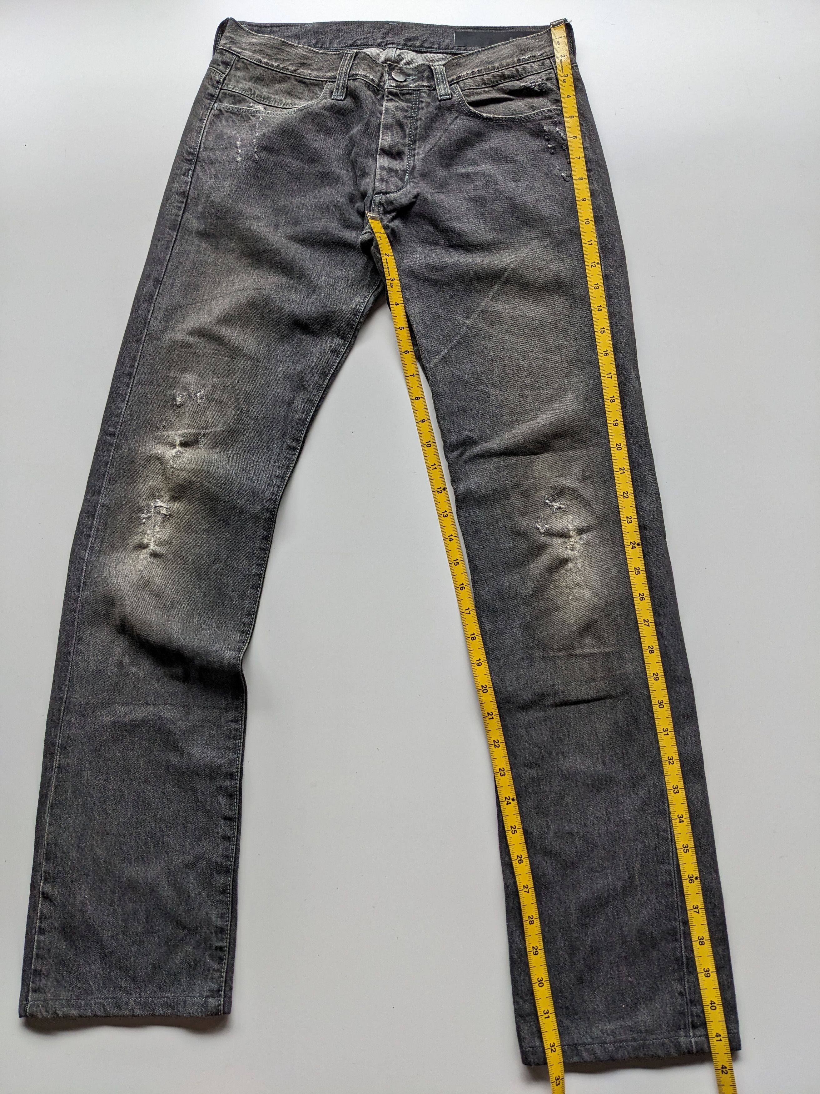 If Six Was Nine × Japanese Brand × Le Grande Bleu (L.G.B.) Ring slim fit superblack jeans Size US 31 - 12 Thumbnail