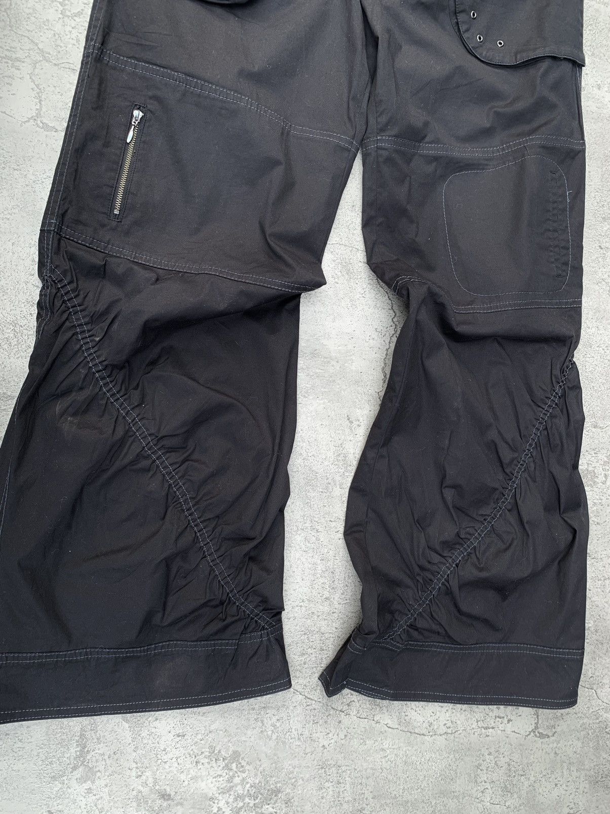 Japanese Brand +RICO HIROKO BIS wideleg flare pants Size US 27 - 3 Thumbnail