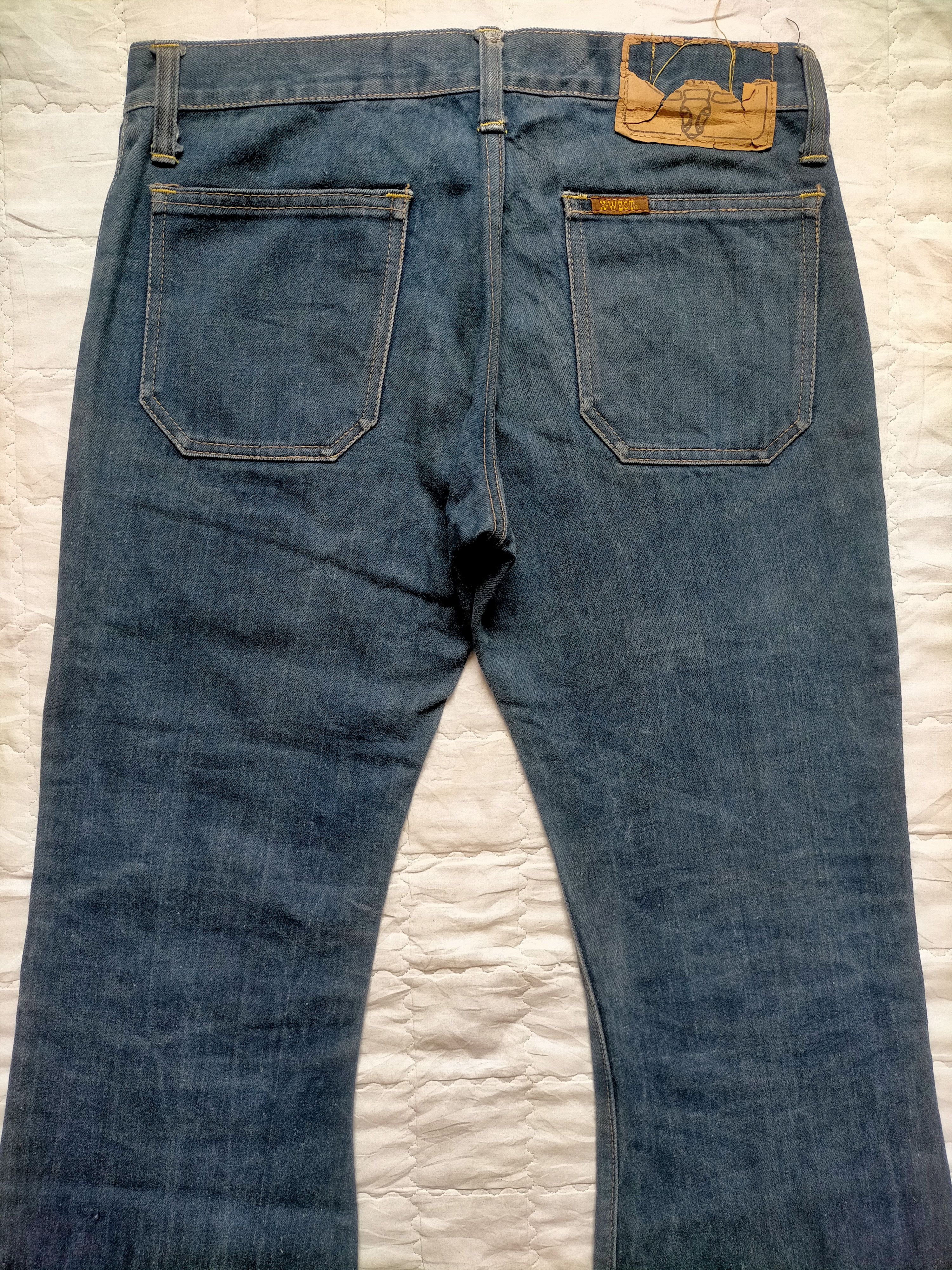 Le Grande Bleu (L.G.B.) Flare Jeans Canton X-West Bus bell bottom Denim Size US 30 / EU 46 - 16 Thumbnail