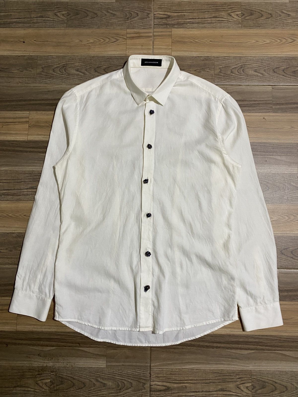 Kris Van Assche KRIS VAN ASSCHE WHITE SHIRT Size US M / EU 48-50 / 2 - 1 Thumbnail