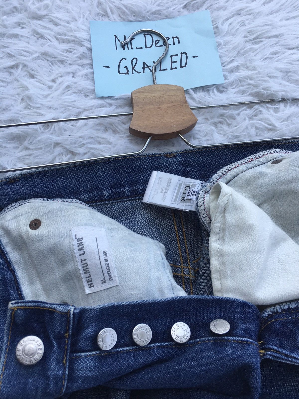 Helmut Lang Rare Vintage Helmut Lang Produced 1996 Straight Cut Denim Size US 30 / EU 46 - 14 Thumbnail