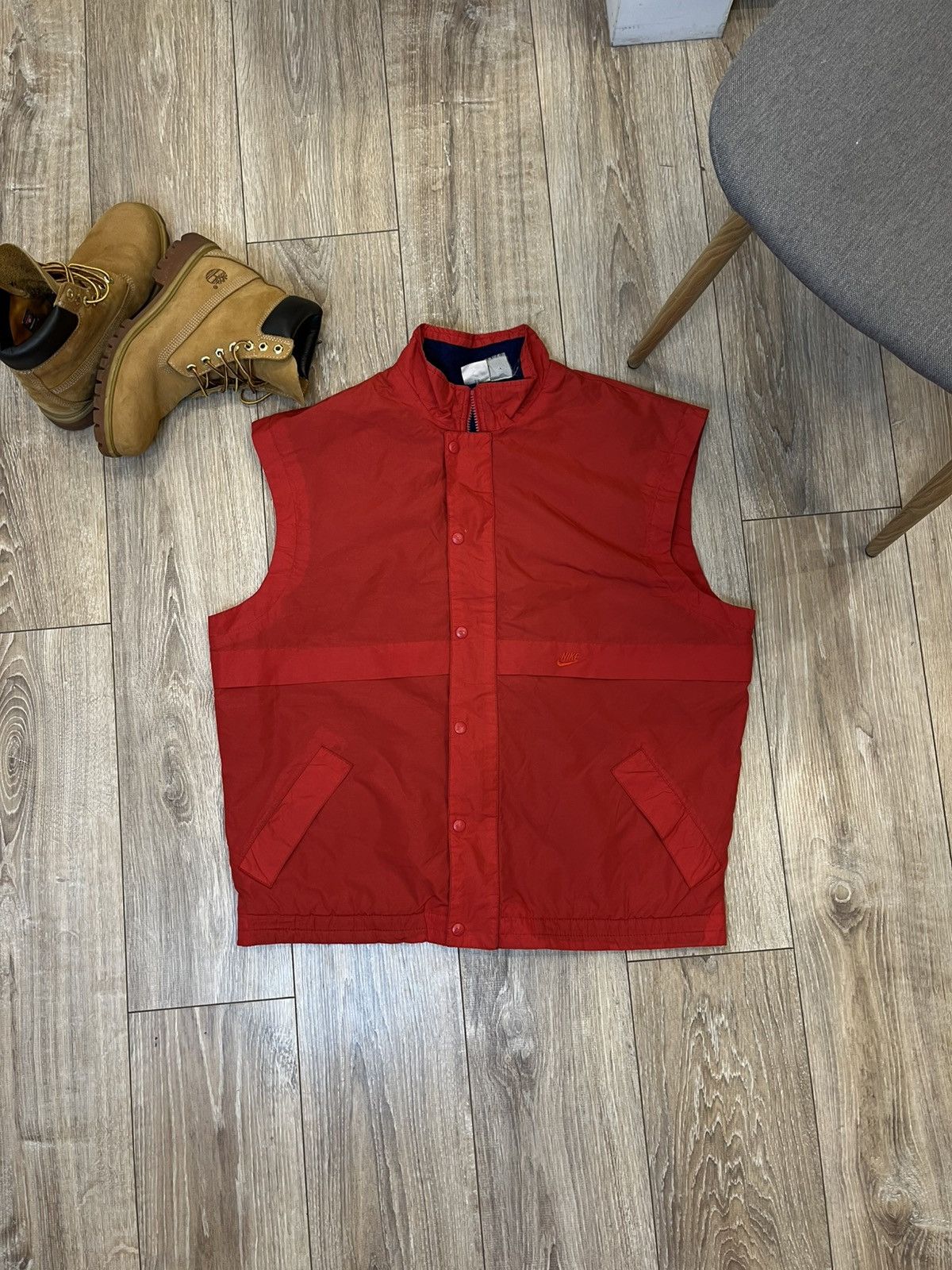 Nike 🚨NIKE VINTAGE 80s VEST NYLON BOXY FIT Size US XL / EU 56 / 4 - 1 Thumbnail