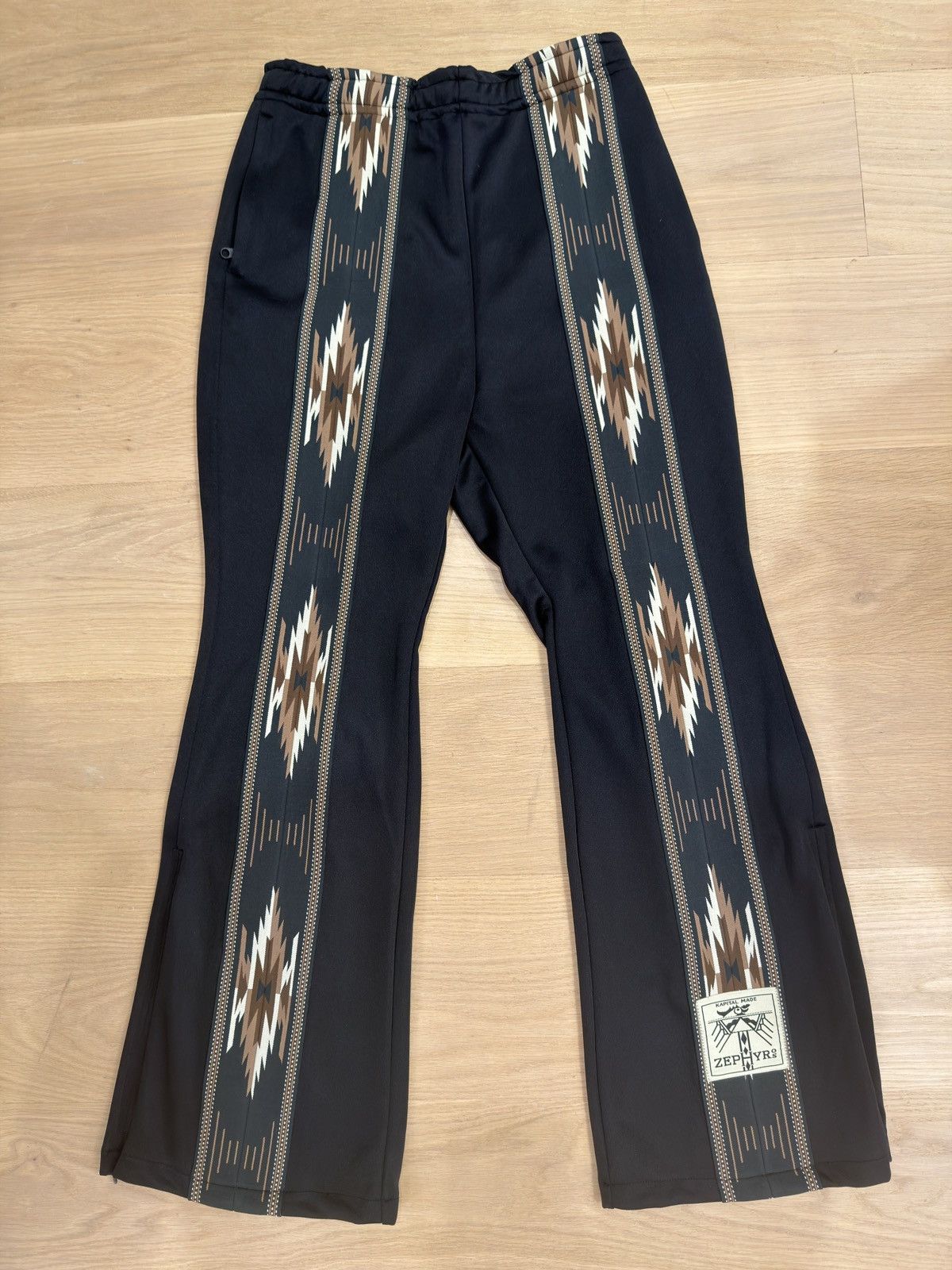 Kapital Kapital Jersey Kochi Track Pants Black Zephyr Size US 34 / EU 50 - 4 Thumbnail