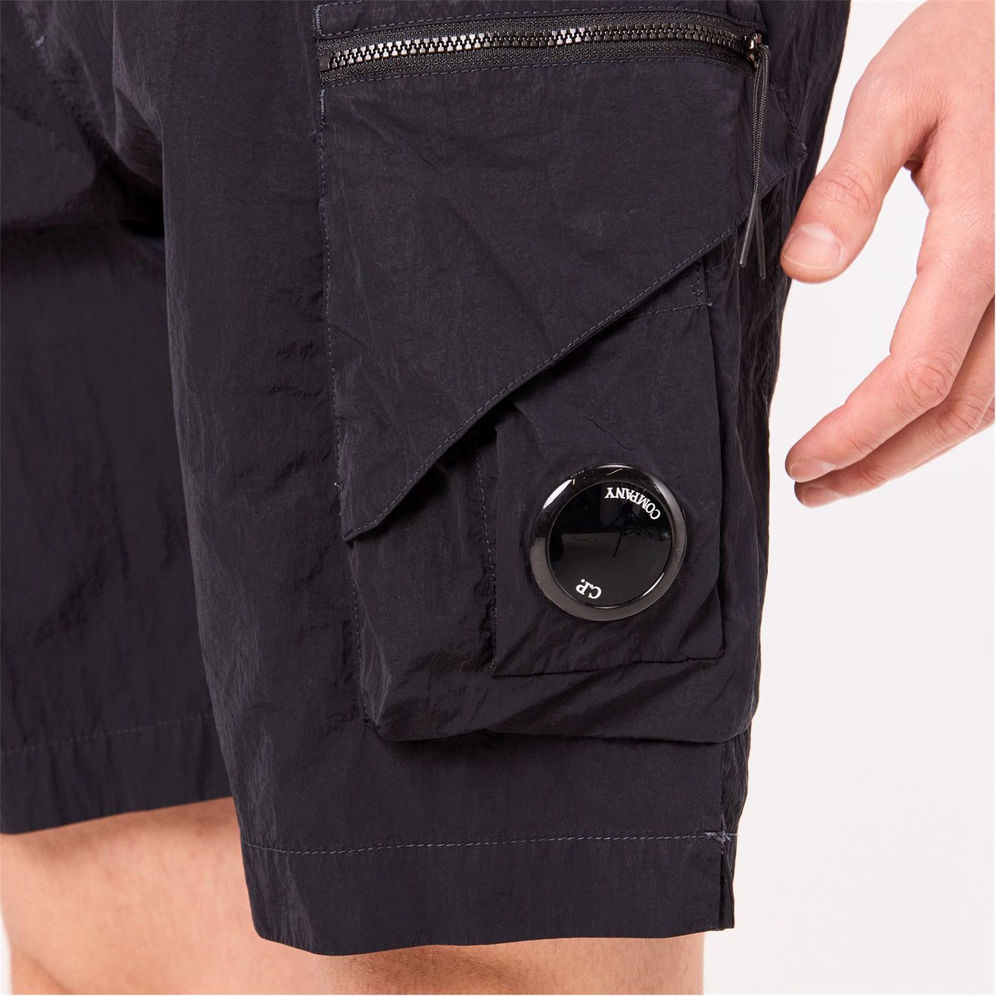 C.P. Company o1g2r1mq0426 Chrome Lens Swim Shorts in Navy Size US 36 / EU 52 - 3 Thumbnail