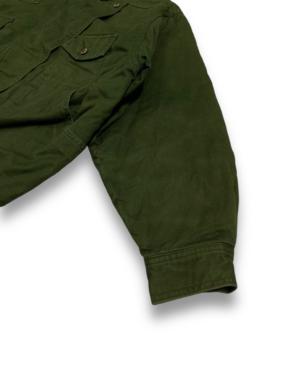 Bally Vintage Bally Canvas Tactical Air Force Army Bomber Jacket Size US M / EU 48-50 / 2 - 14 Thumbnail