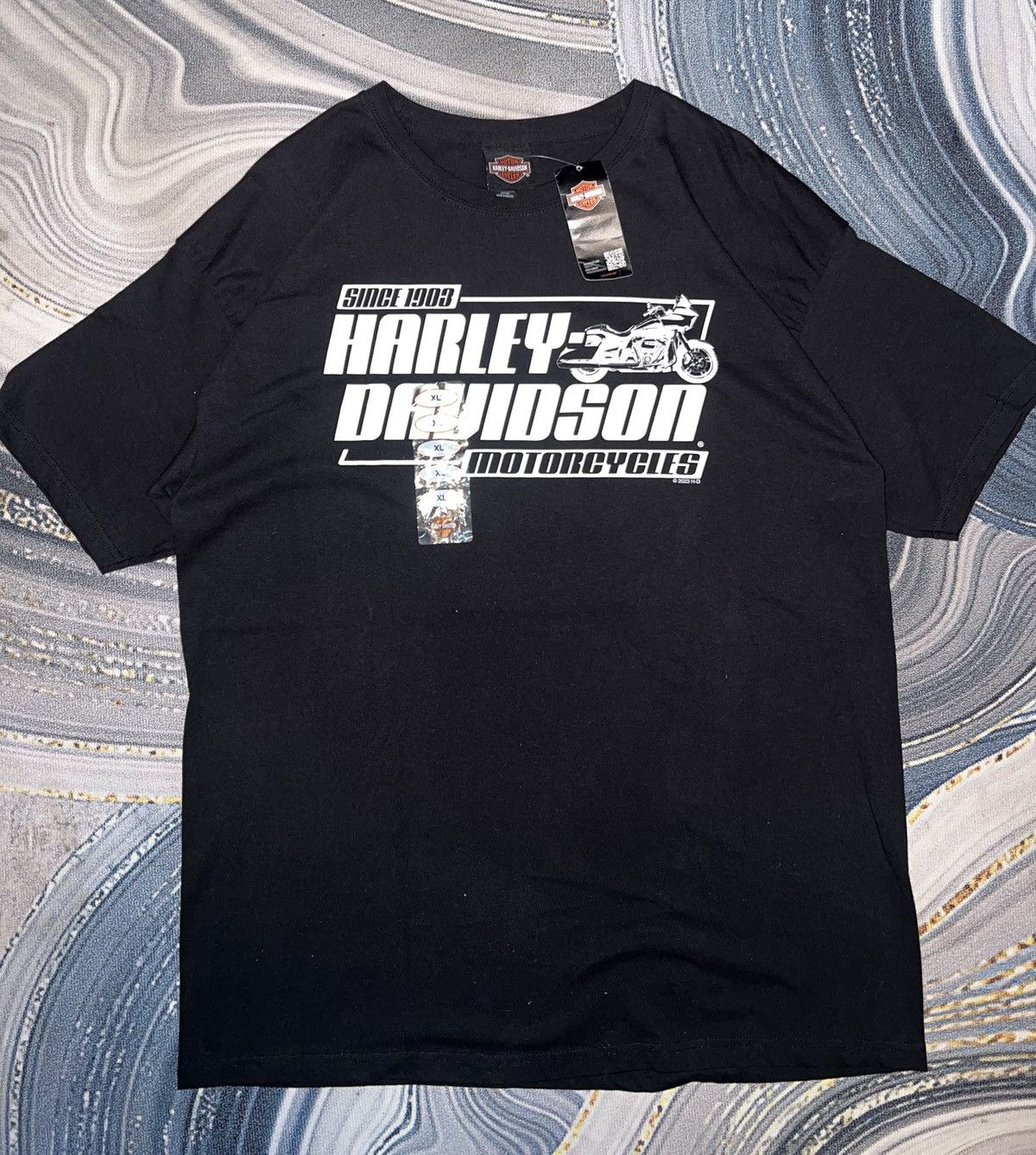 Harley Davidson Harley-Davidson Logo Motorcycle Graphic T-Shirt NWT Black XL Size US XL / EU 56 / 4 - 1 Thumbnail