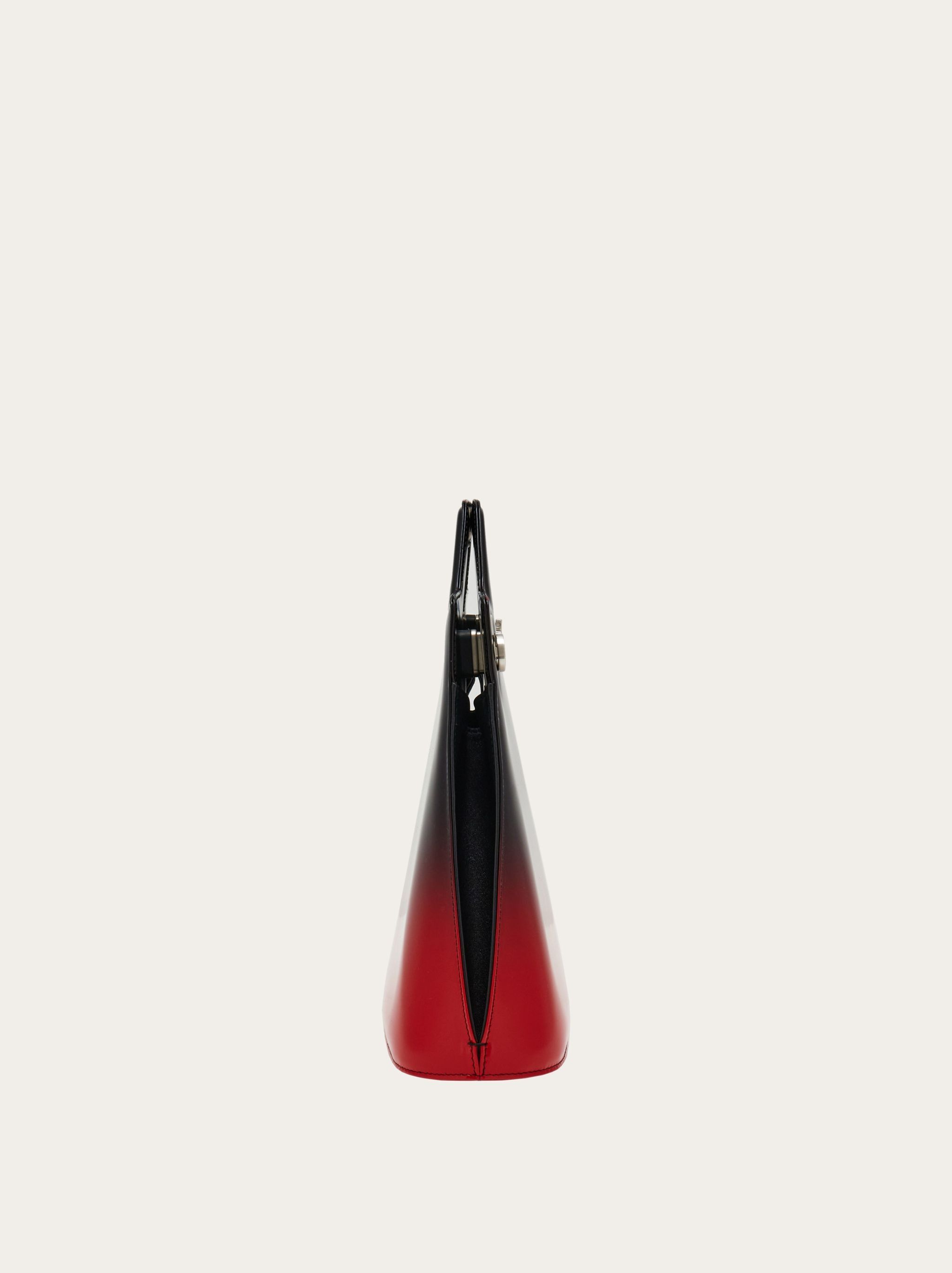 Salvatore Ferragamo o1s1rm0924 Size: OS / Wanda Handle Bag in Black/Red Size ONE SIZE - 4 Thumbnail