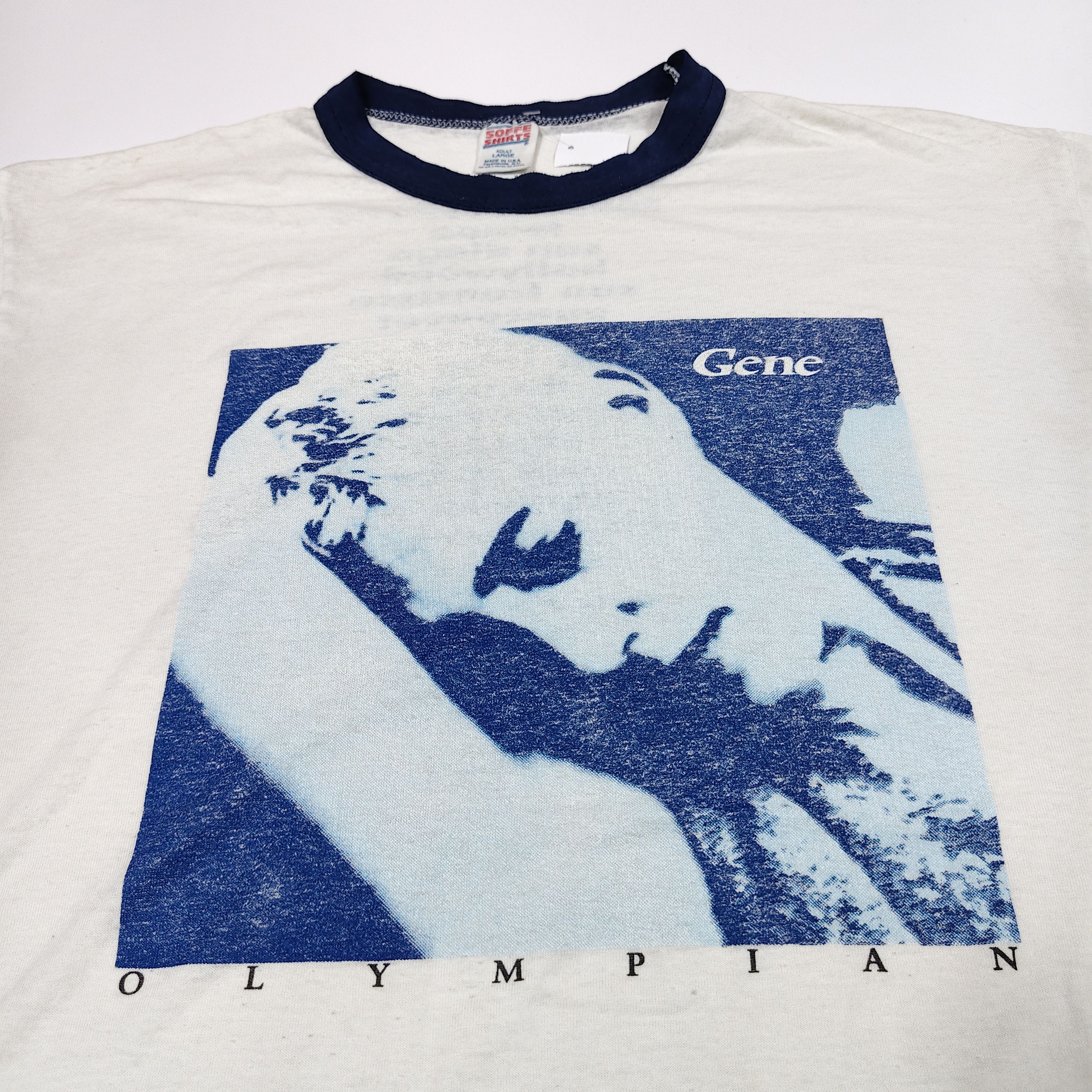 Band Tees 1995 Gene Olympian North American Tour Ringer Britpop Size US L / EU 52-54 / 3 - 3 Thumbnail