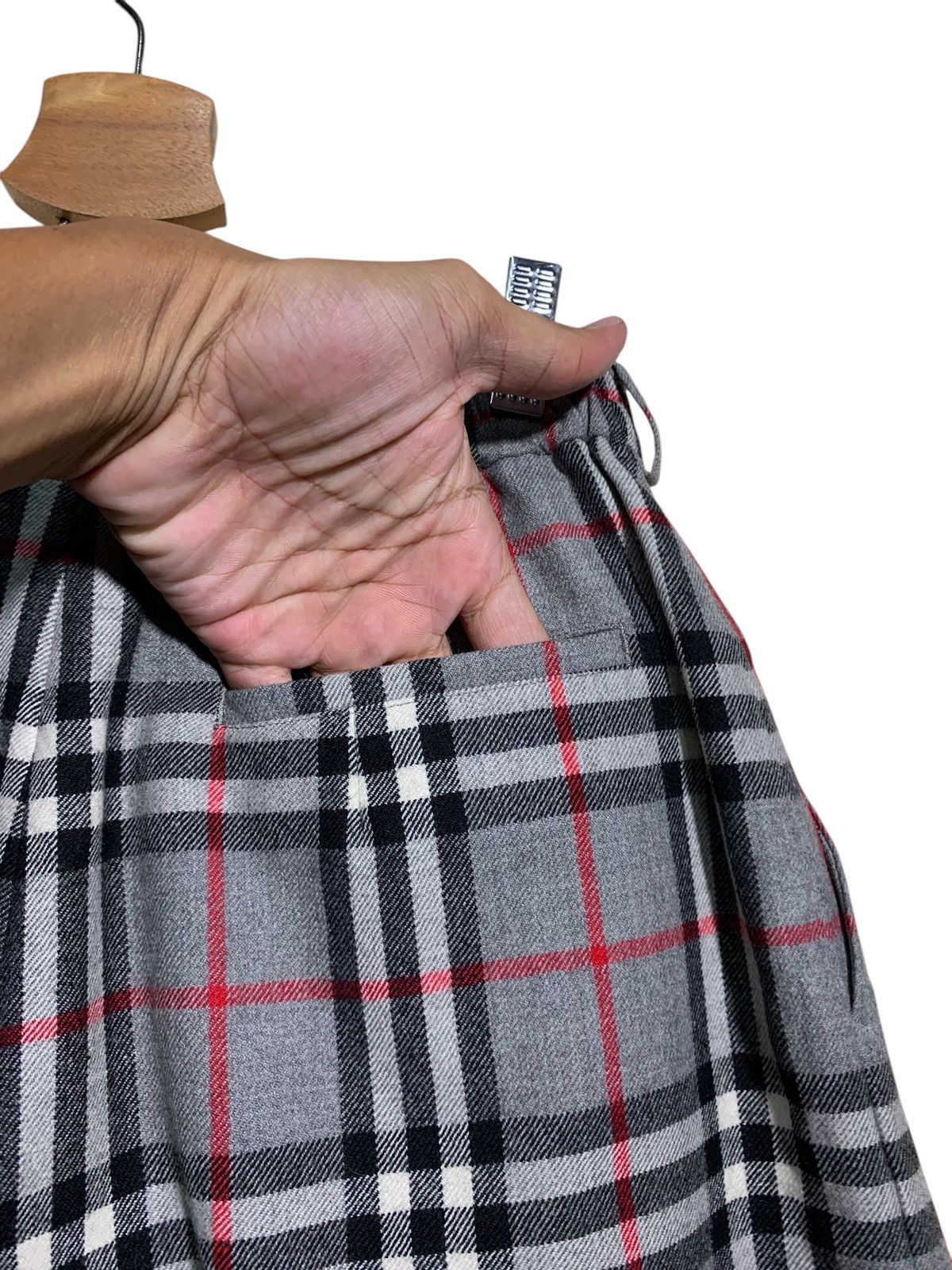 Burberry × Burberry Prorsum 🔥VTG BURBERRY NOVACHECK SHORTS PANTS WIDE Size US 27 - 5 Thumbnail