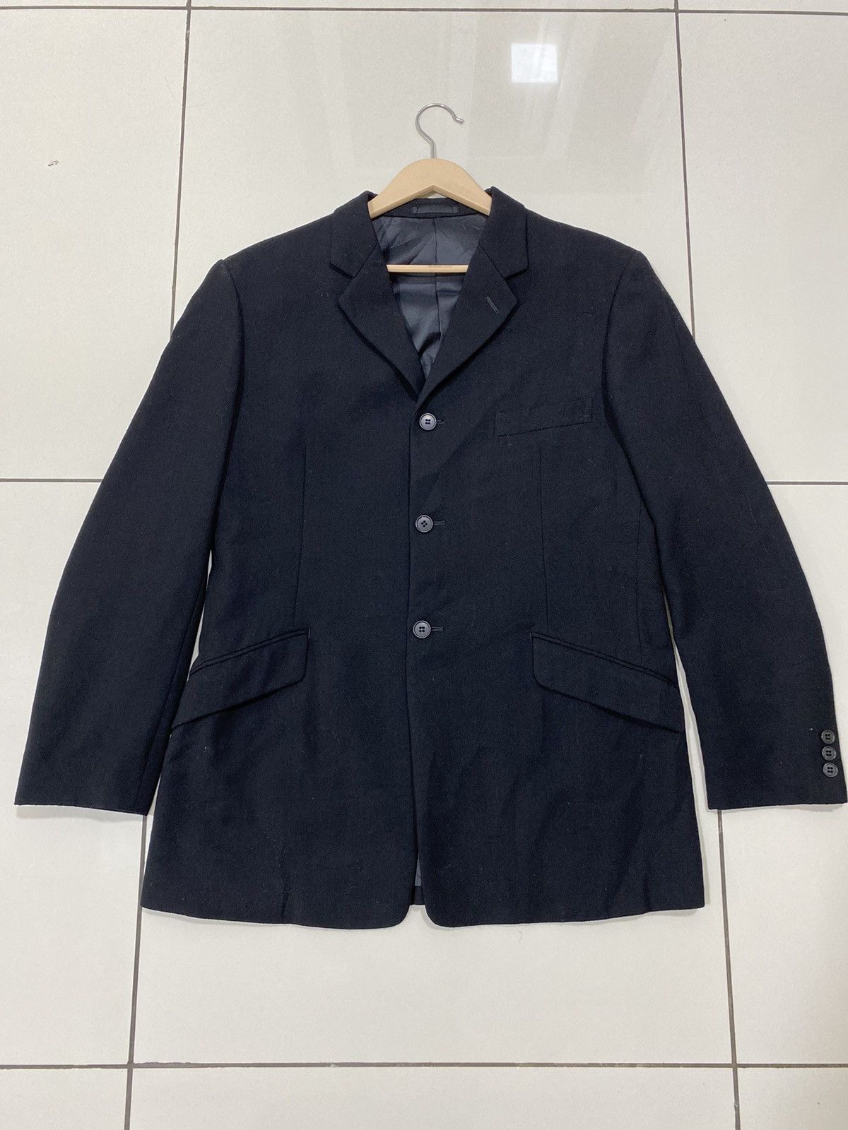 Yohji Yamamoto AAR Yohji Yamamoto X Durban Black Blazer Size 44R - 8 Thumbnail