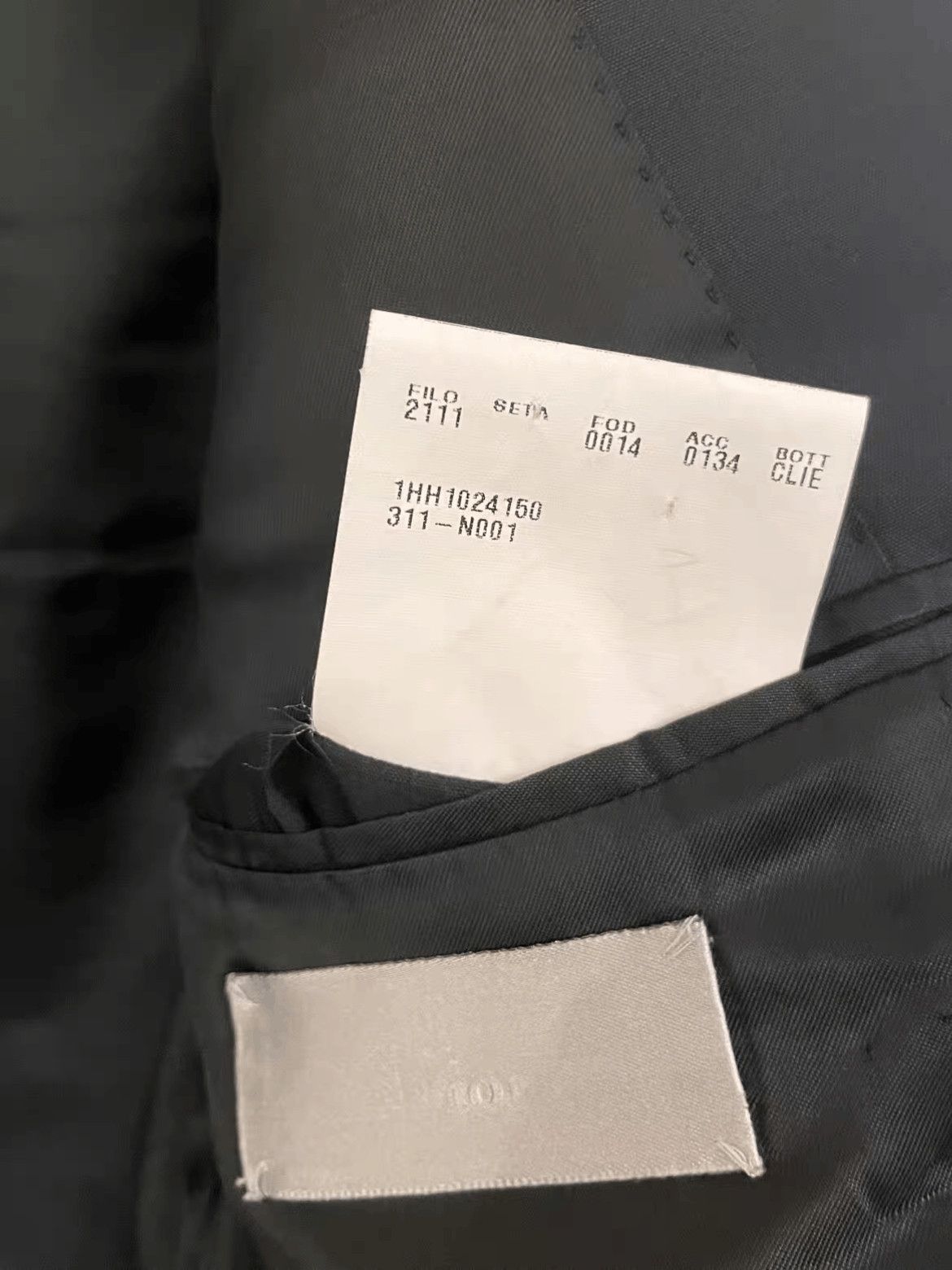 Dior Dior Sz 52 Dior Homme 01AW Wool & Silk Woven Jacket-2506 Size US L / EU 52-54 / 3 - 4 Thumbnail