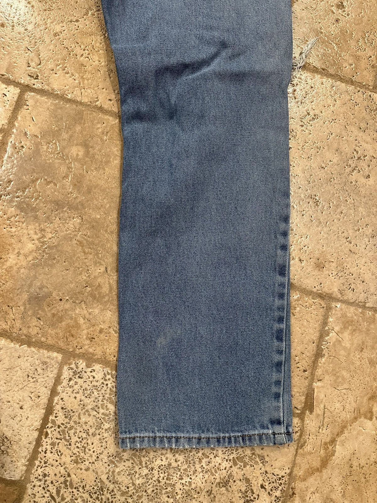 Architect × Vintage Vintage Architect Distressed Stone Paint Denim Blue Jeans Size US 36 / EU 52 - 7 Thumbnail