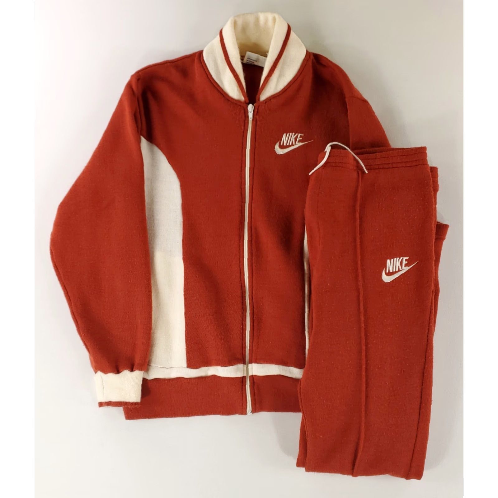 Nike **VTG NIKESPORTSWEAR 80S MEN'S M JACKET PANTS BROWN** User: VTG NIKESPORTSWEAR 80S MEN'S M JACKET PANTS BROWN Size US 31 - 2 Thumbnail