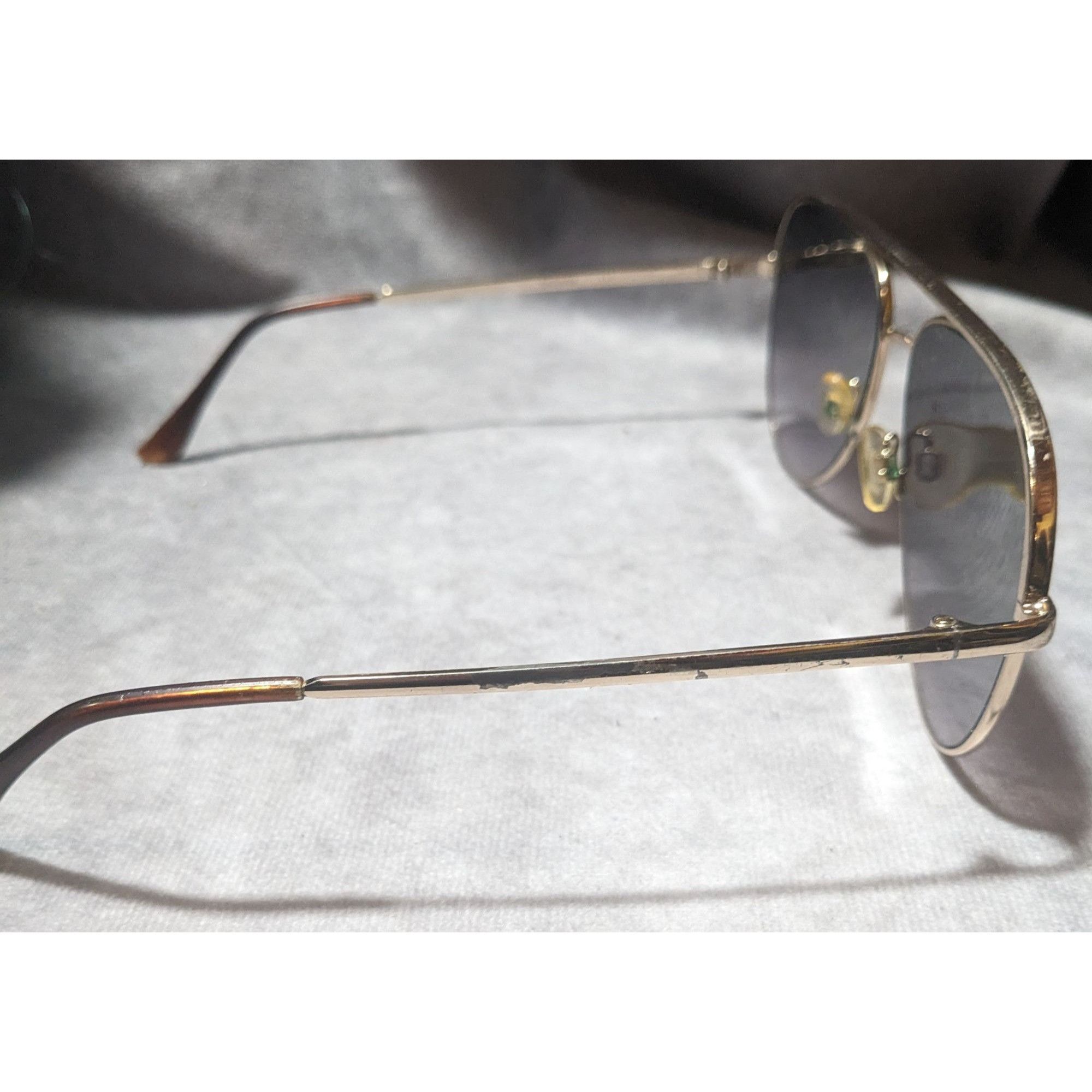 Quay Quay x Desi Sahara Gold Aviator Sunglasses Size ONE SIZE - 9 Thumbnail