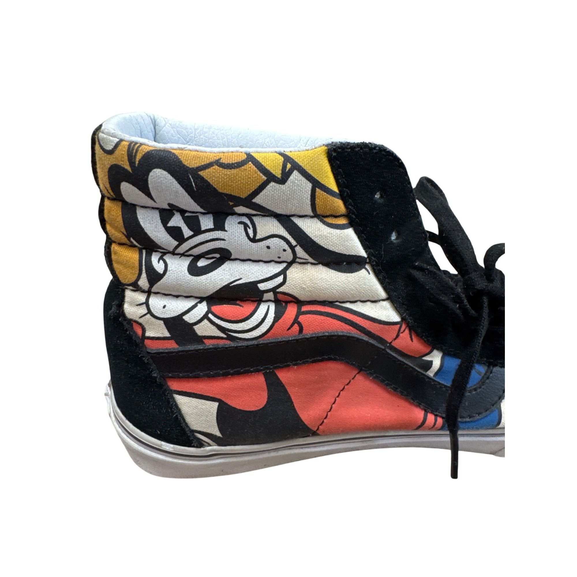 Vans Vans Disney Mens Black Leather High Top Sneakers Shoes Size Size US 10.5 / EU 43-44 - 8 Thumbnail