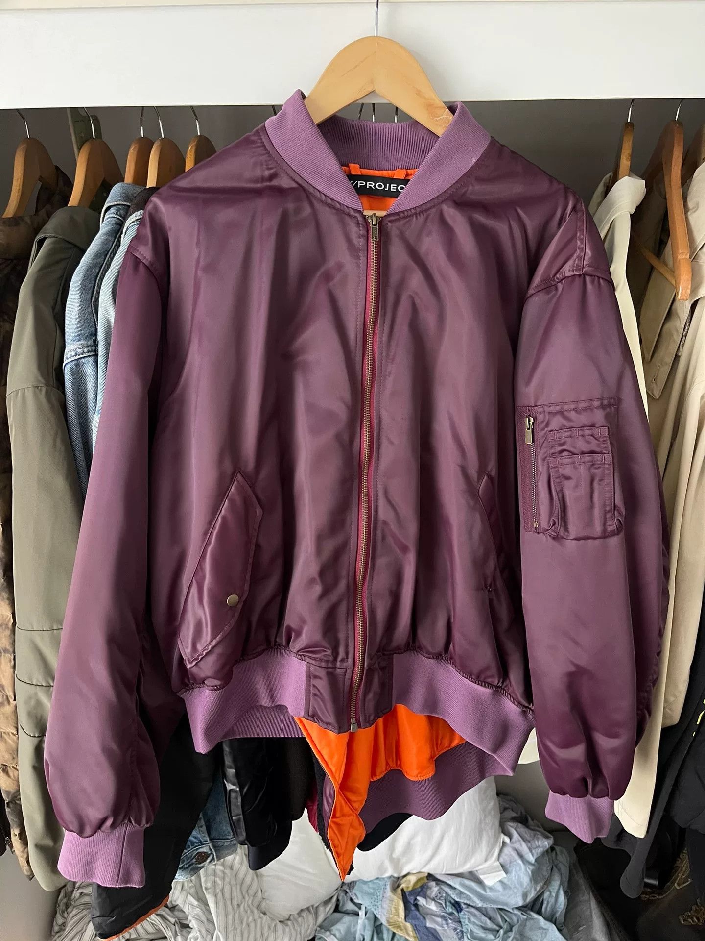 Y/Project Y/Project Multifunctional Detachable Fur Zip Bomber