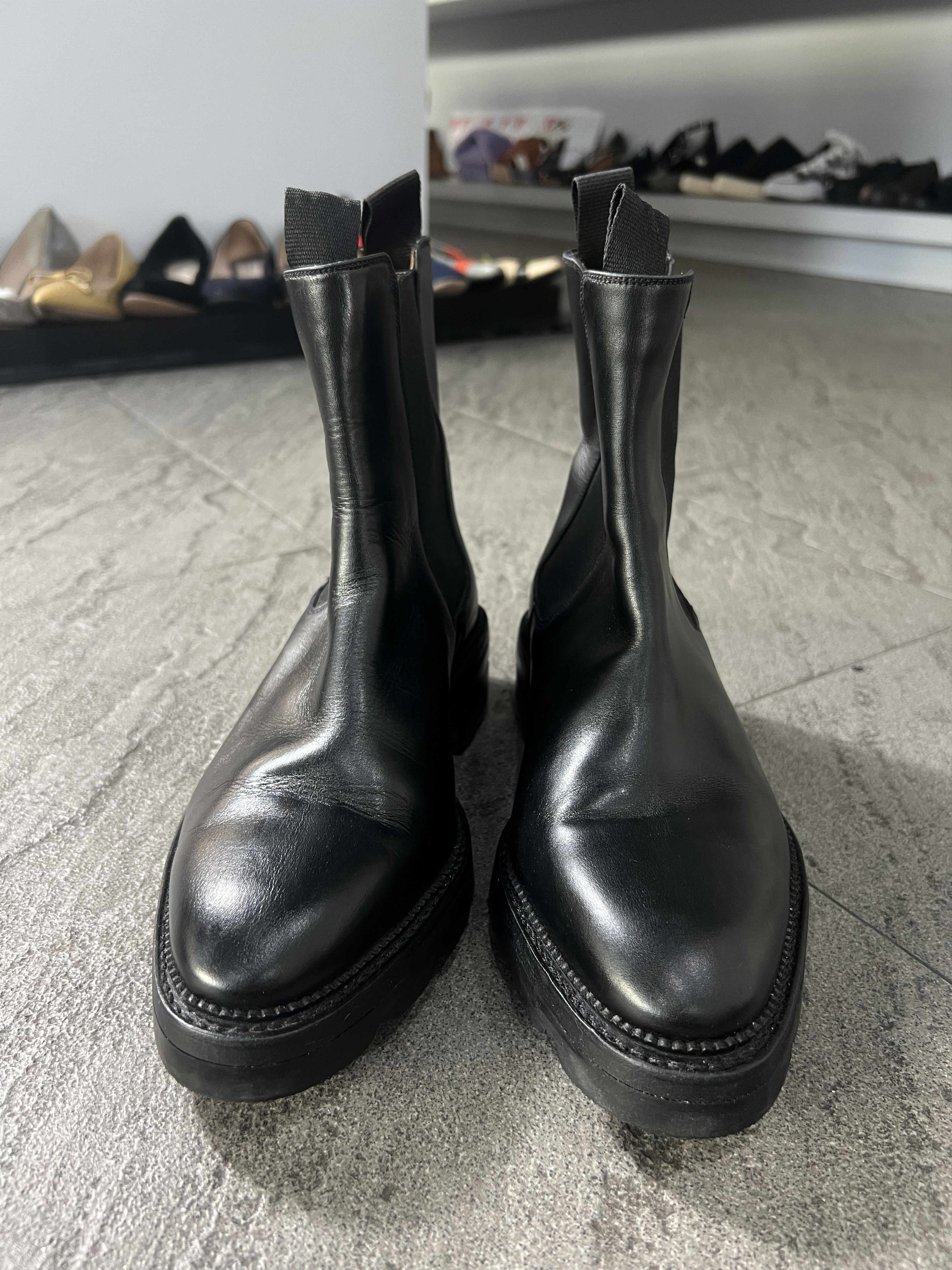 Alexander Wang Alexander Wang Chelsea Boots Black Leather EU37.5 Size US 7.5 / IT 37.5 - 4 Thumbnail