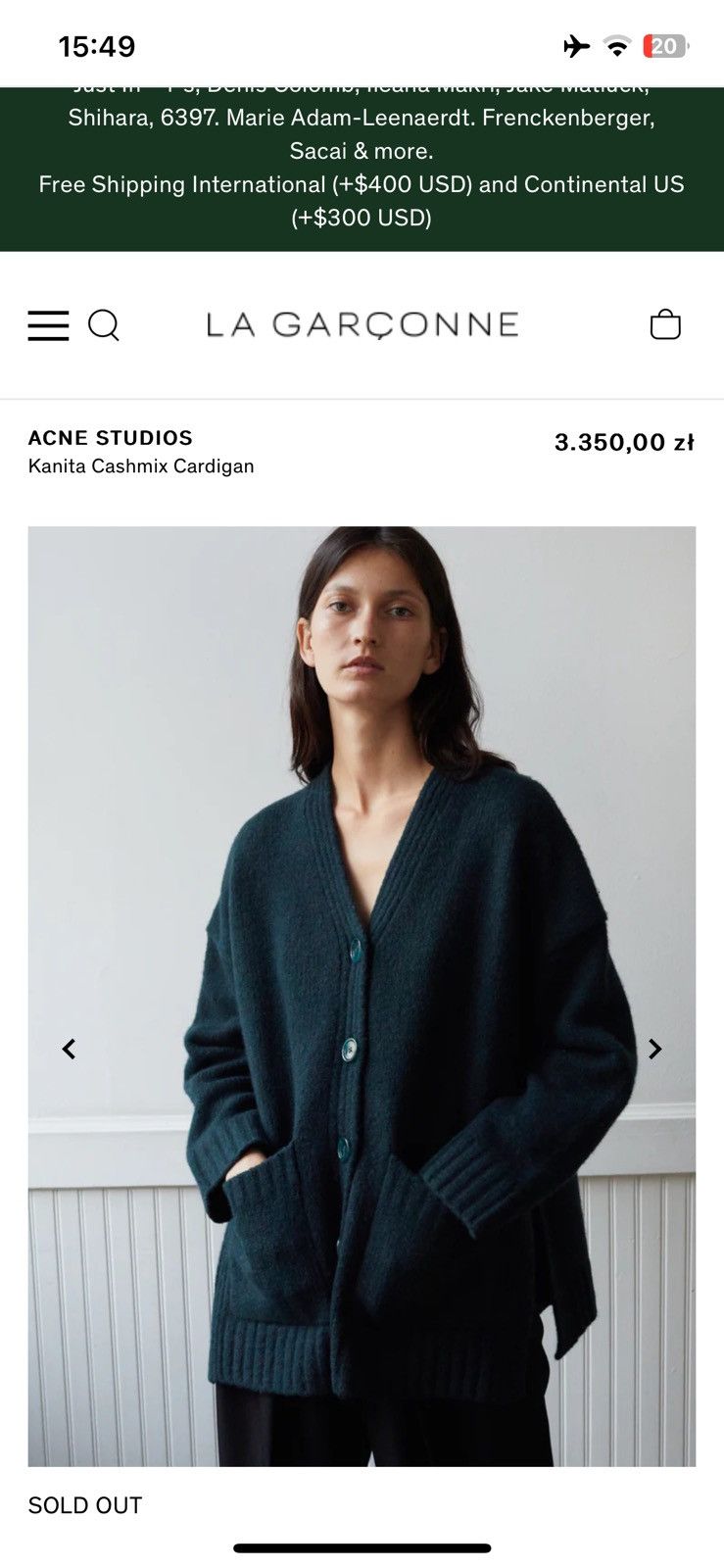 Acne Studios Acne Studios premium wool mohair sweater LARGE Size L / US 10 / IT 46 - 1 Thumbnail