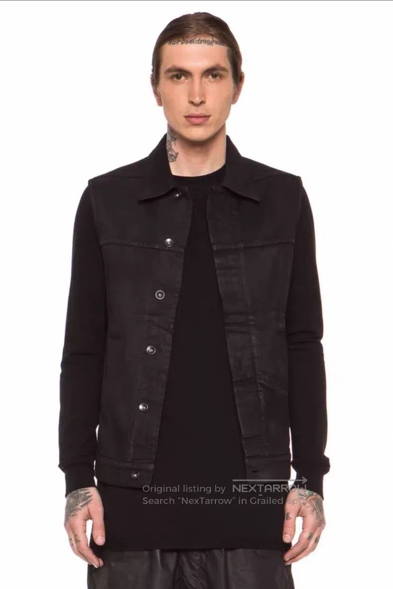 Rick Owens Rick Owens Waxed denim vest Size US S / EU 44-46 / 1 - 6 Thumbnail