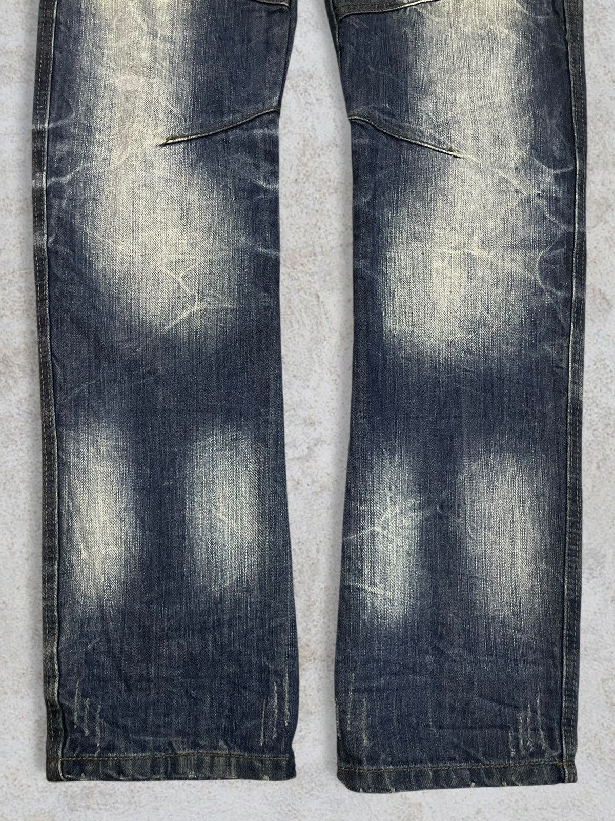 Seditionaries Vintage Japanese Denim Punk Ministry Crazy Washed Goth Jeans Size US 30 / EU 46 - 5 Thumbnail