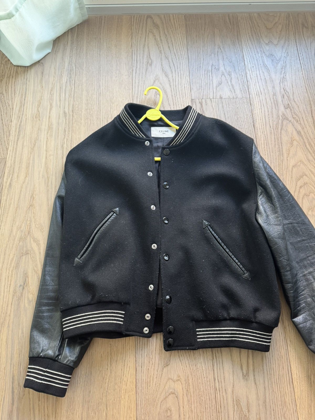 Celine Celine leather bomber Size US L / EU 52-54 / 3 - 2 Thumbnail