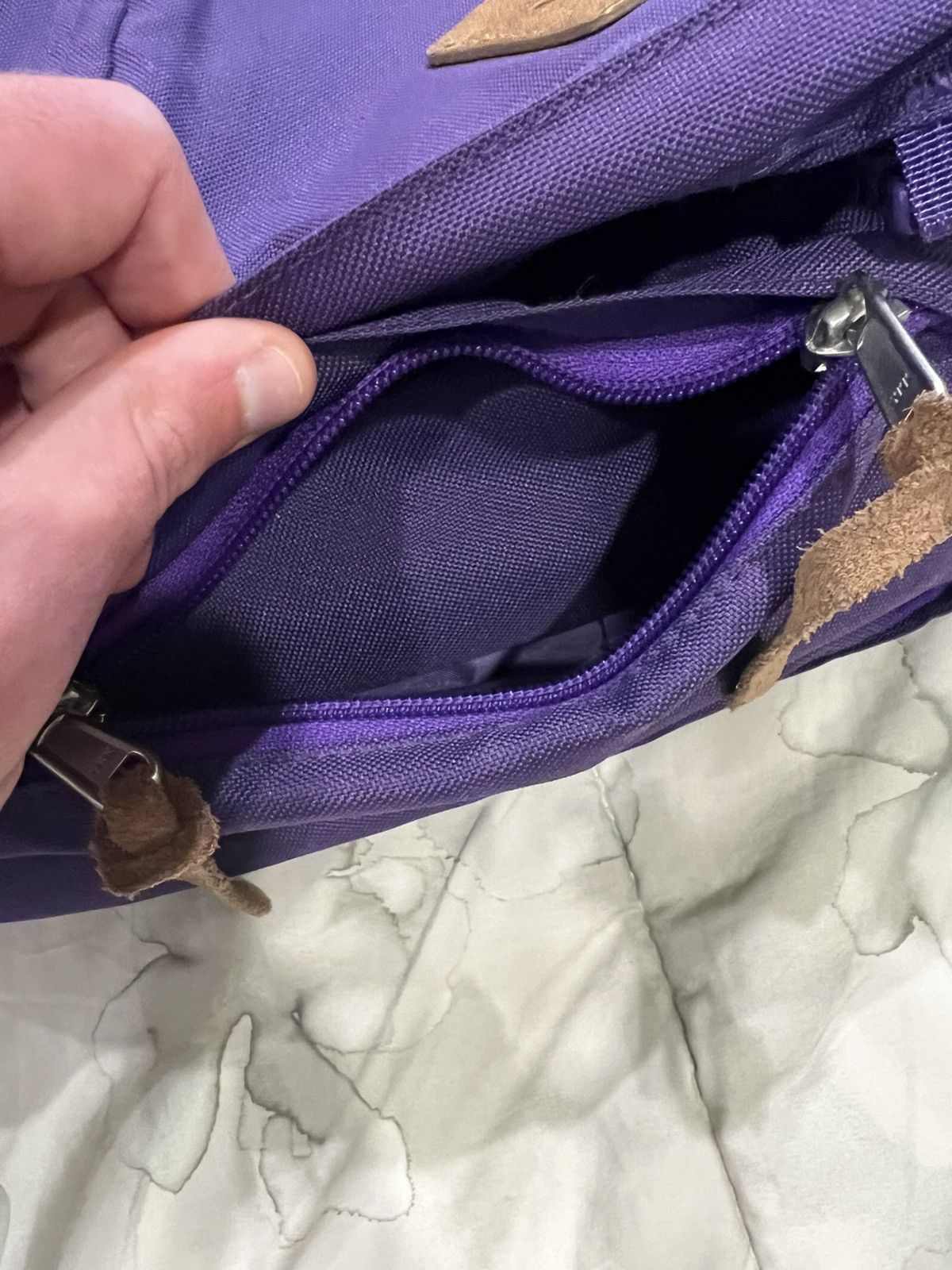 Supreme 2006 Paranoia Purple 20th Box Logo Backpack Size ONE SIZE - 9 Thumbnail