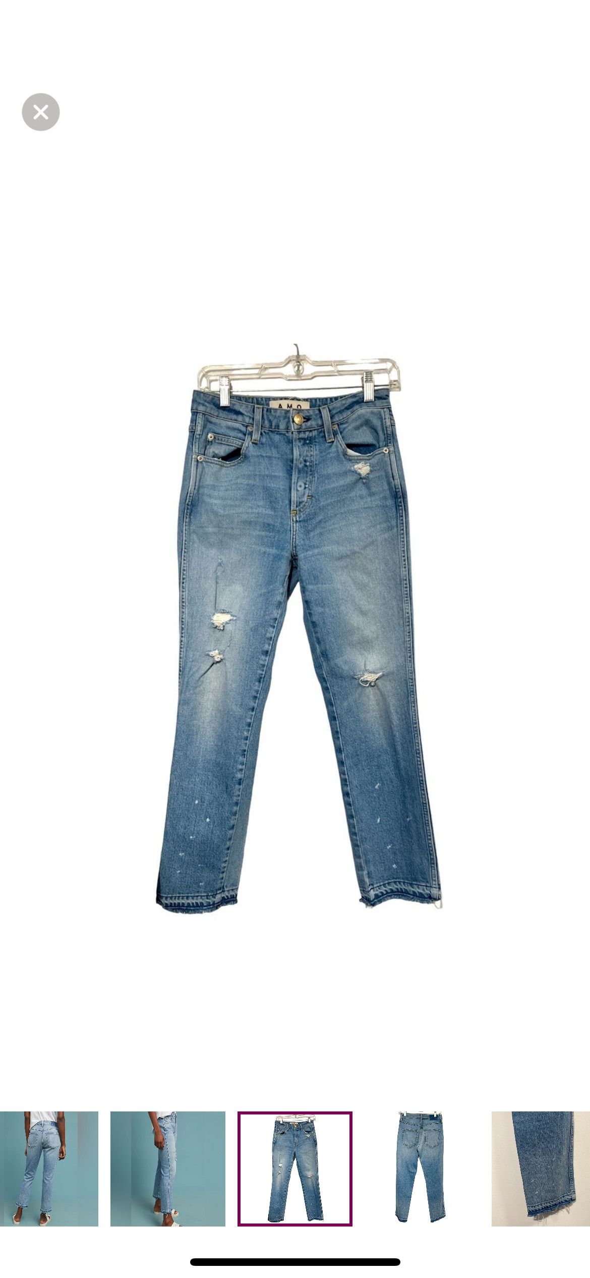 AMO Babe skinny ankle jeans Size 27" / US 4 / IT 40 - 4 Thumbnail
