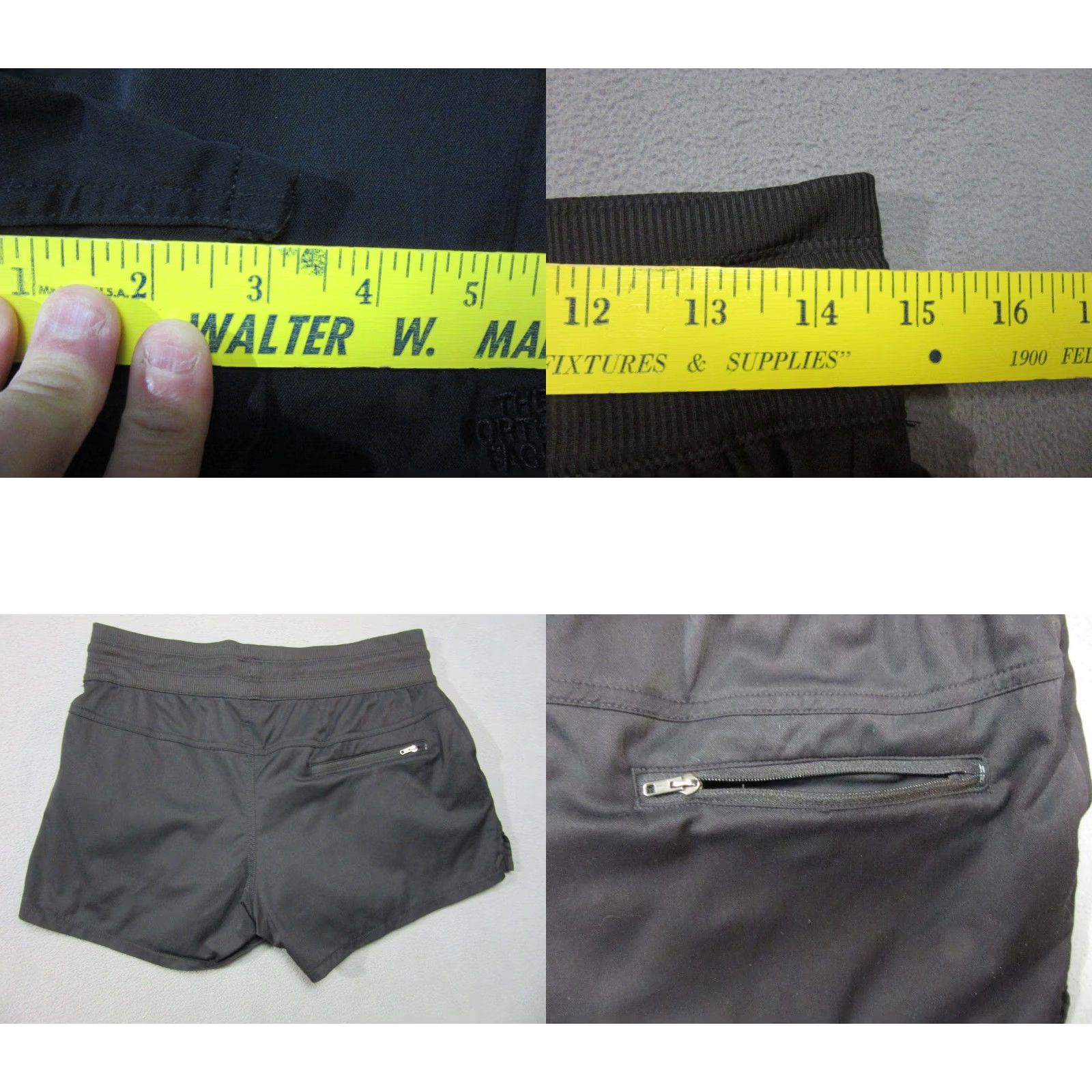 The North Face The North Face Shorts Womens Small Black Aphrodite Side Slit Nylon Size 28" / US 6 / IT 42 - 8 Thumbnail