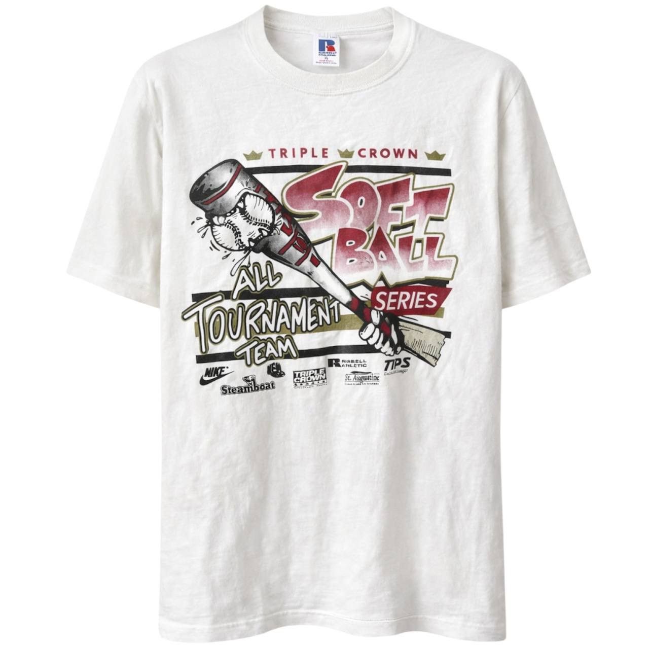 Russell Athletic TRIPLE CROWN SOFT BALL SERIES ALL TOURNAMENT TEAM T SHIRT XL Size US XL / EU 56 / 4 - 1 Thumbnail