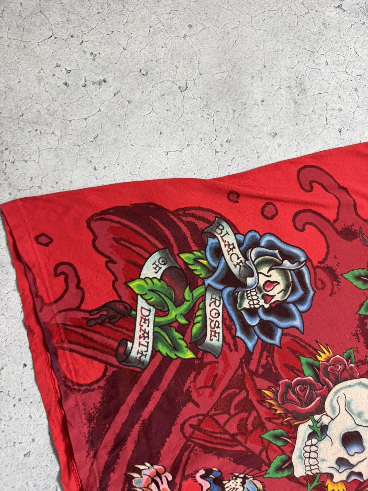 Ed Hardy Ed Hardy By Christian Audigier Vintage T-Shirt Big Logo Hype Size US XL / EU 56 / 4 - 4 Thumbnail