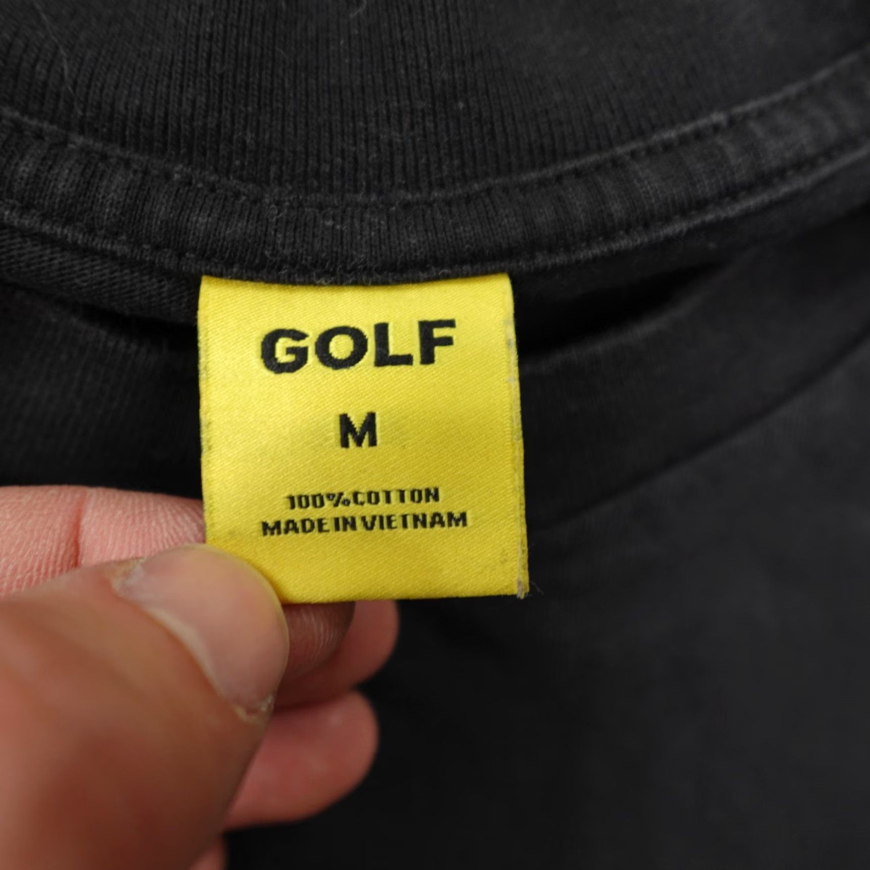Golf Wang VINTAGE Golf Wang Shirt Mens M Black 3D Logo Tee Hip Hop Tyler The Creator Mens Shirt Black 3D Logo Tee Size US M / EU 48-50 / 2 - 7 Thumbnail