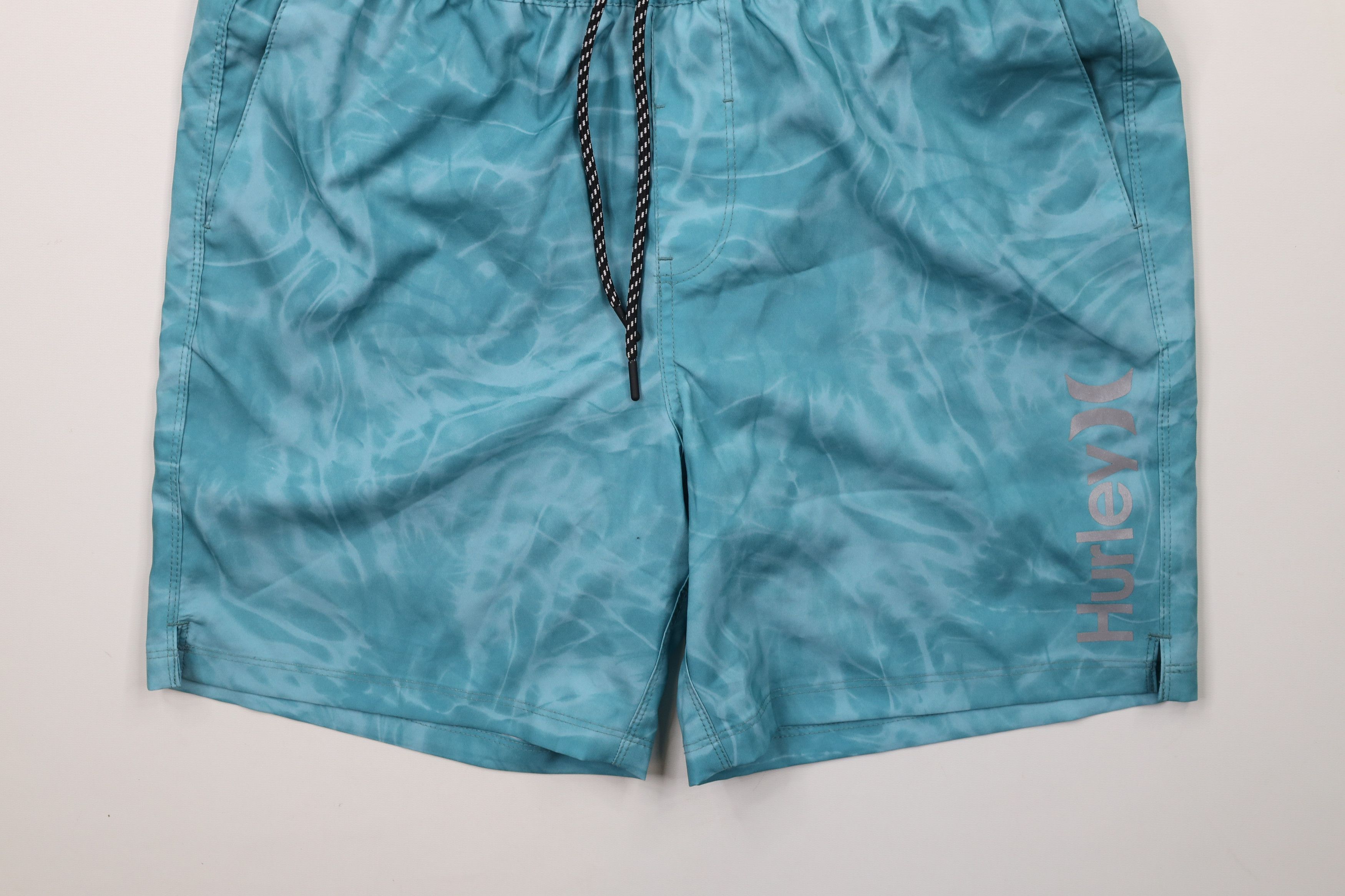 Hurley × Vintage New Hurley Surfing Out Print Volley Swim Shorts Trunks Lined Size US 34 / EU 50 - 4 Thumbnail