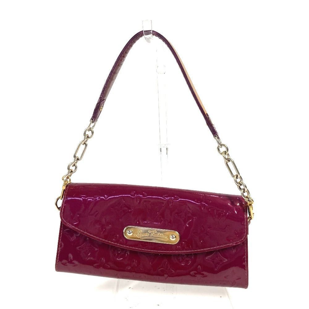 Louis Vuitton Louis Vuitton M93571 Monogram Vernis Sunset Bluebird Briefcase 3-Way Bag Clutch Long Wallet Chain Shoulder Women Violette Purple Size ONE SIZE - 1 Thumbnail