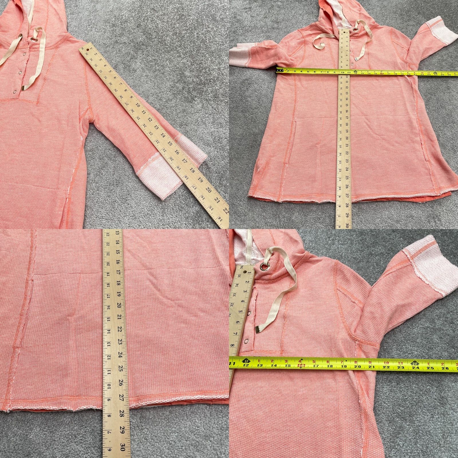 Soft Surroundings Soft Surroundings Hoodie Tunic Women Large Orange Pockets Casual Size L / US 10 / IT 46 - 8 Thumbnail