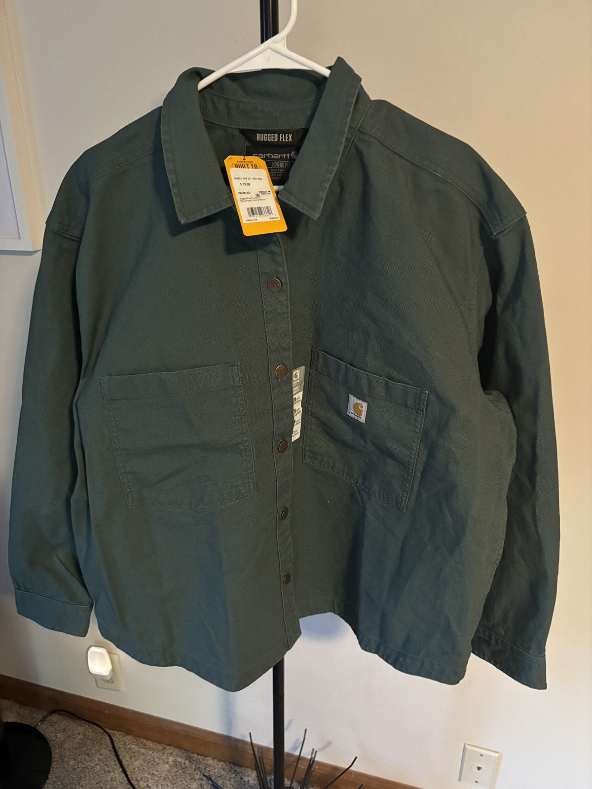 Carhartt Carhartt Rugged Flex Heavyweight Green Work Shirt Jacket Size XXL / US 16-18 / IT 52-54 - 1 Thumbnail