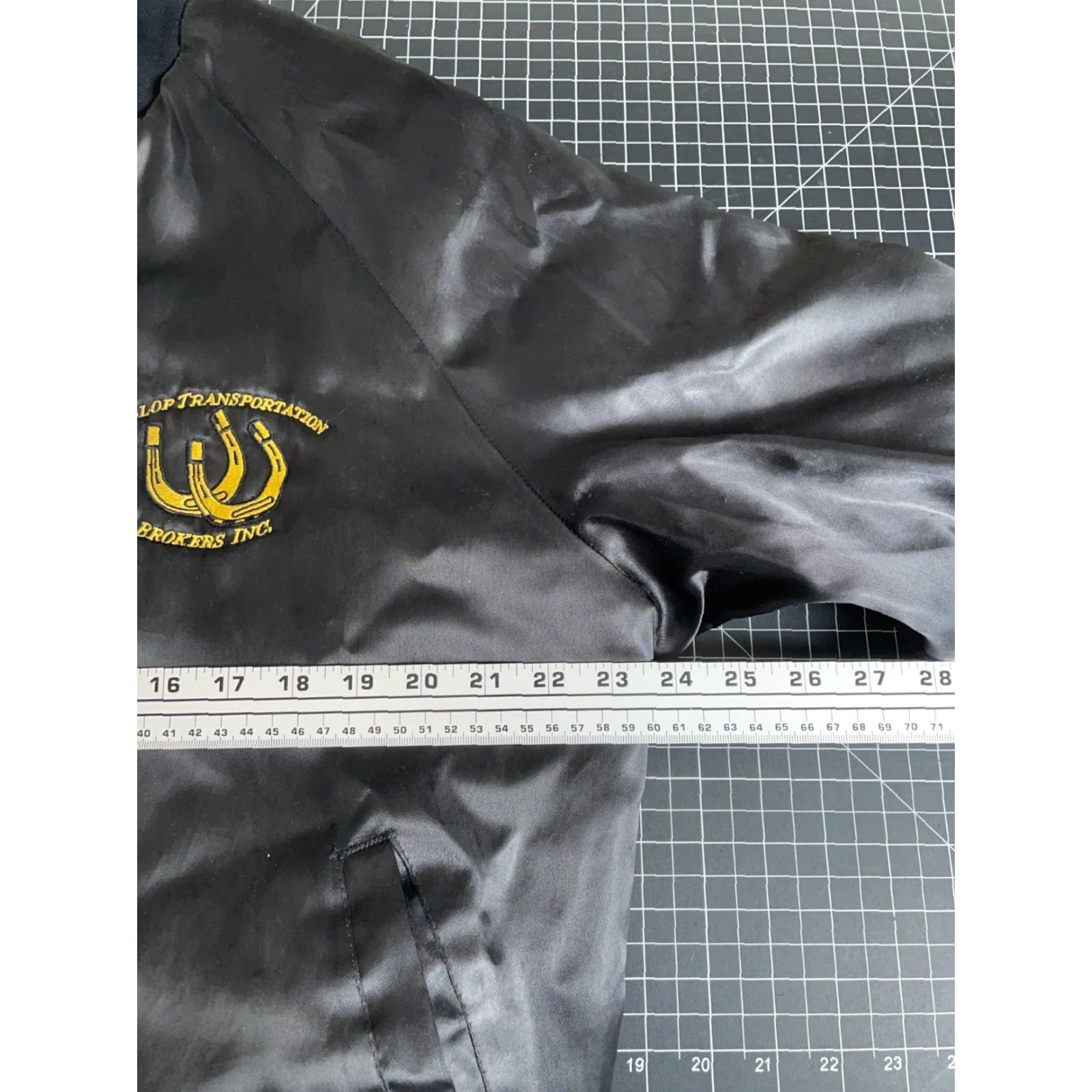 Vintage VINTAGE West Ark Satin Jacket Adult Large Black Bomber Jacket Size US L / EU 52-54 / 3 - 5 Thumbnail