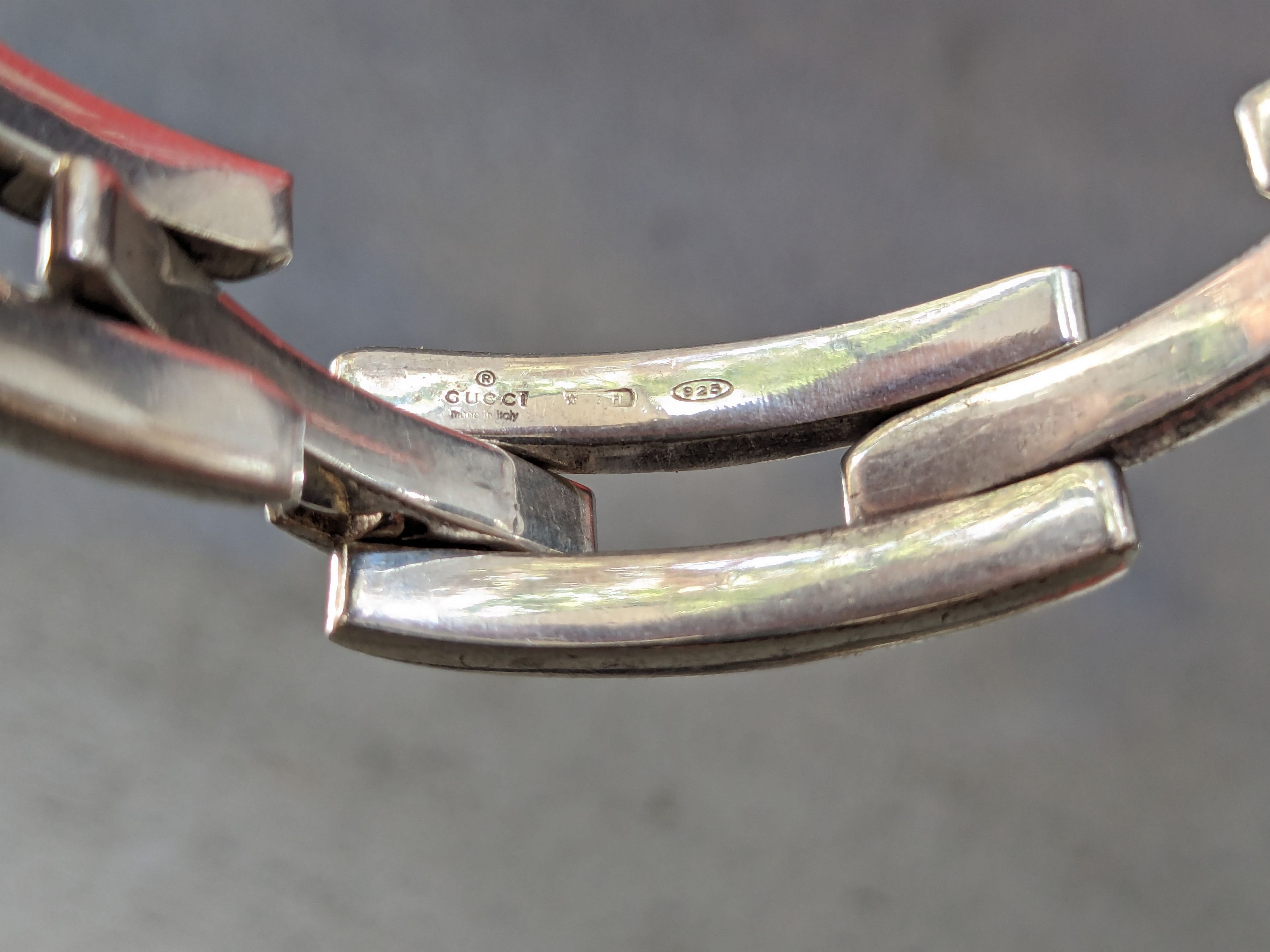 Gucci Gucci Sterling Silver Bracelet Panther Chain Link 7.25" Size ONE SIZE - 9 Thumbnail
