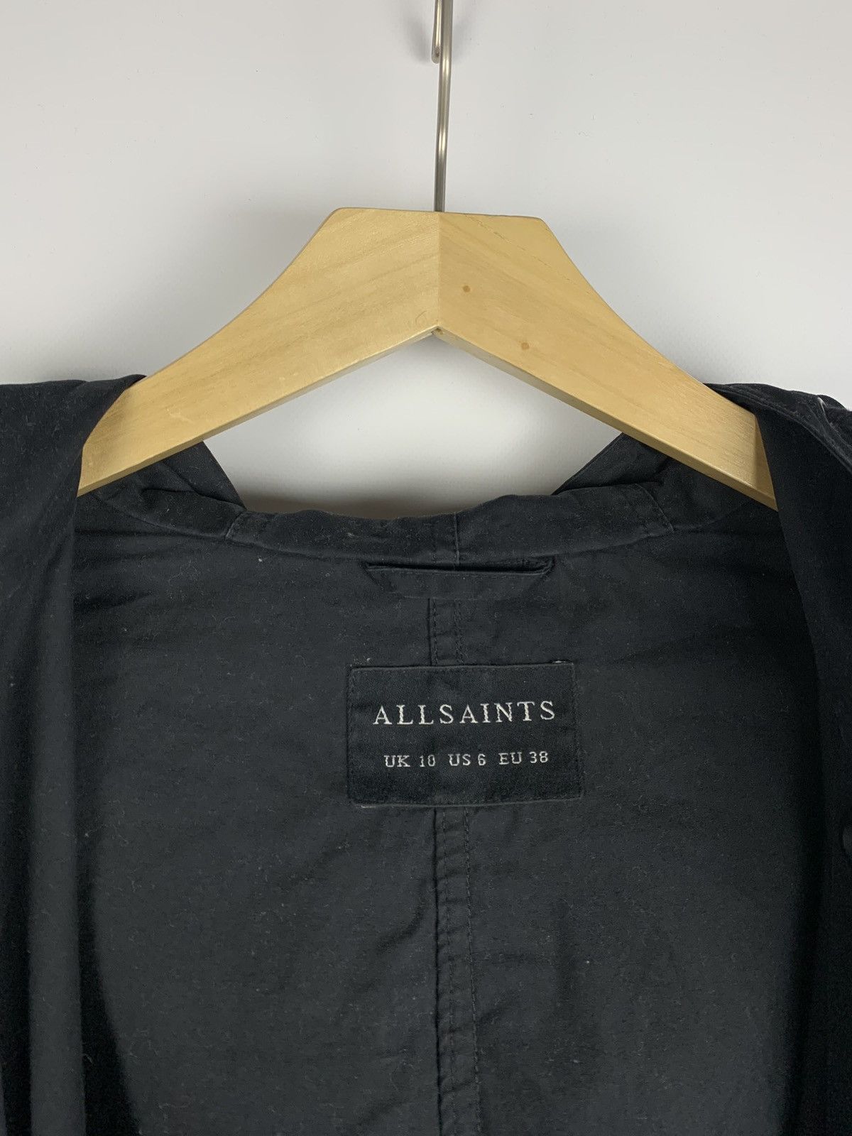 Allsaints Allsaints Caden Parka Coat Jacket Women’s Size 10 Black Top Size M / US 6-8 / IT 42-44 - 16 Thumbnail