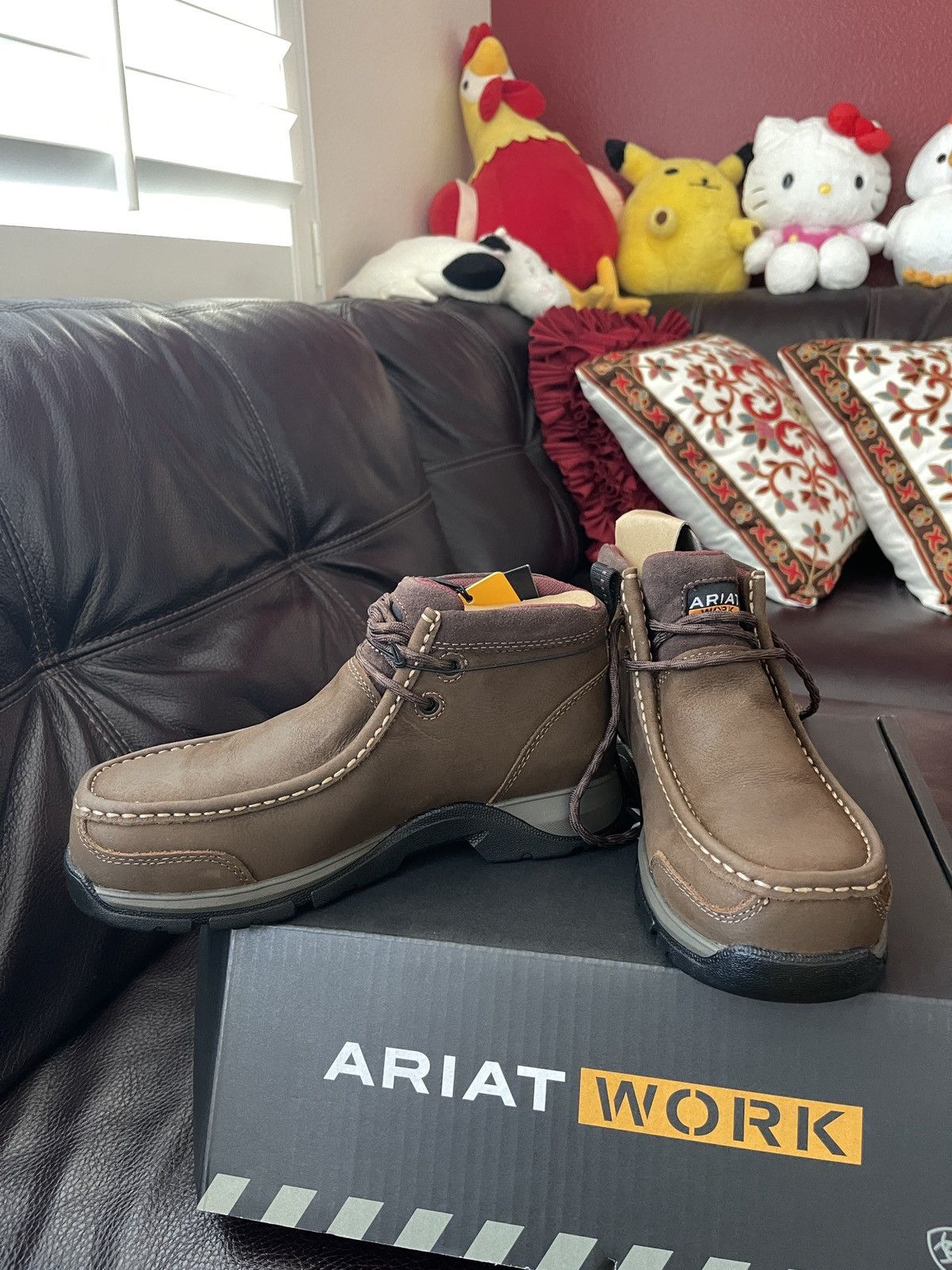Ariat Ariat Womens Size 6.0 Wide Edge LTE Moc Dark Brown boots Size US 6 / IT 36 - 3 Thumbnail