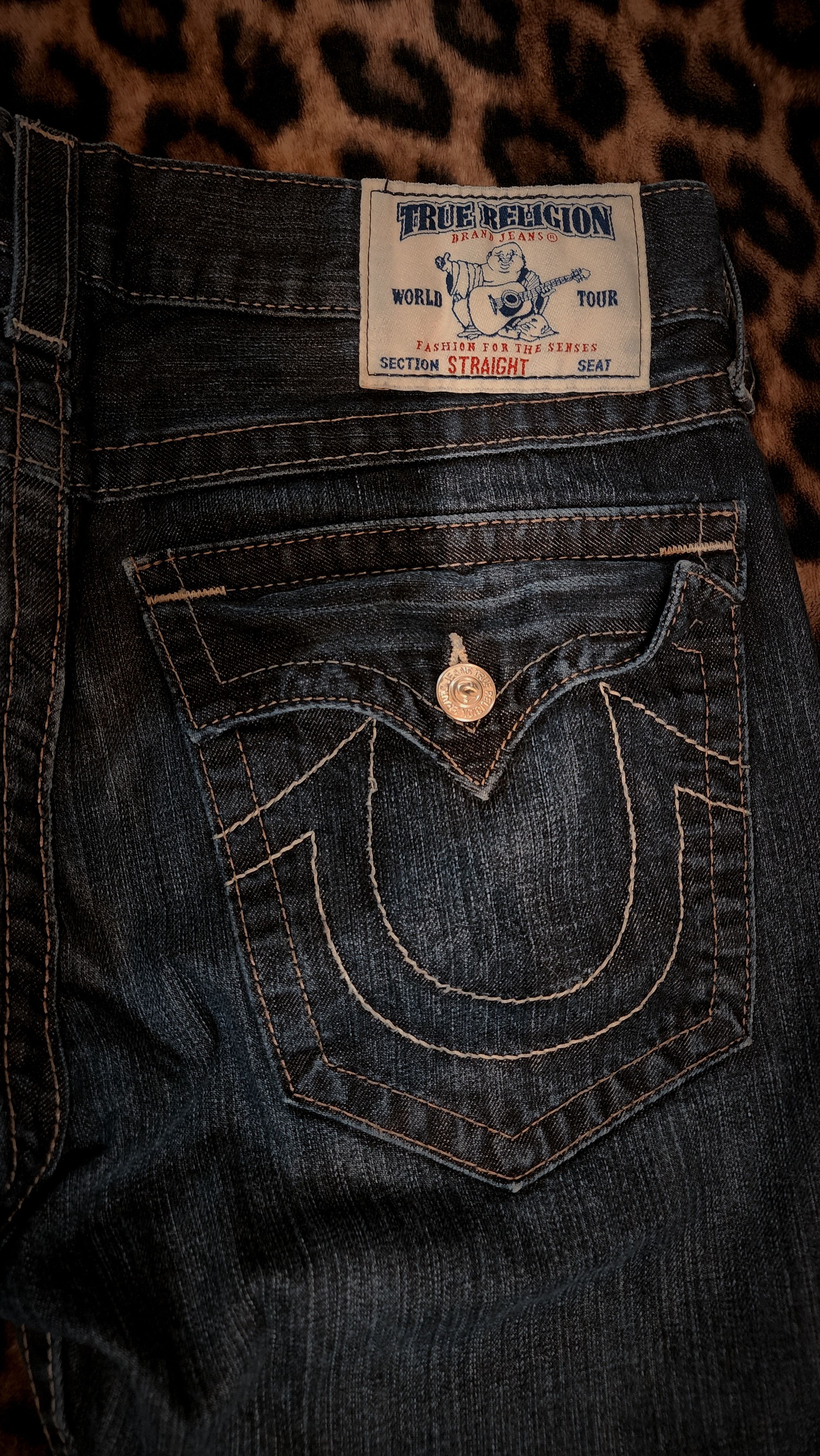 True Religion True Religion Super T Vintage Jeans Size US 36 / EU 52 - 6 Thumbnail