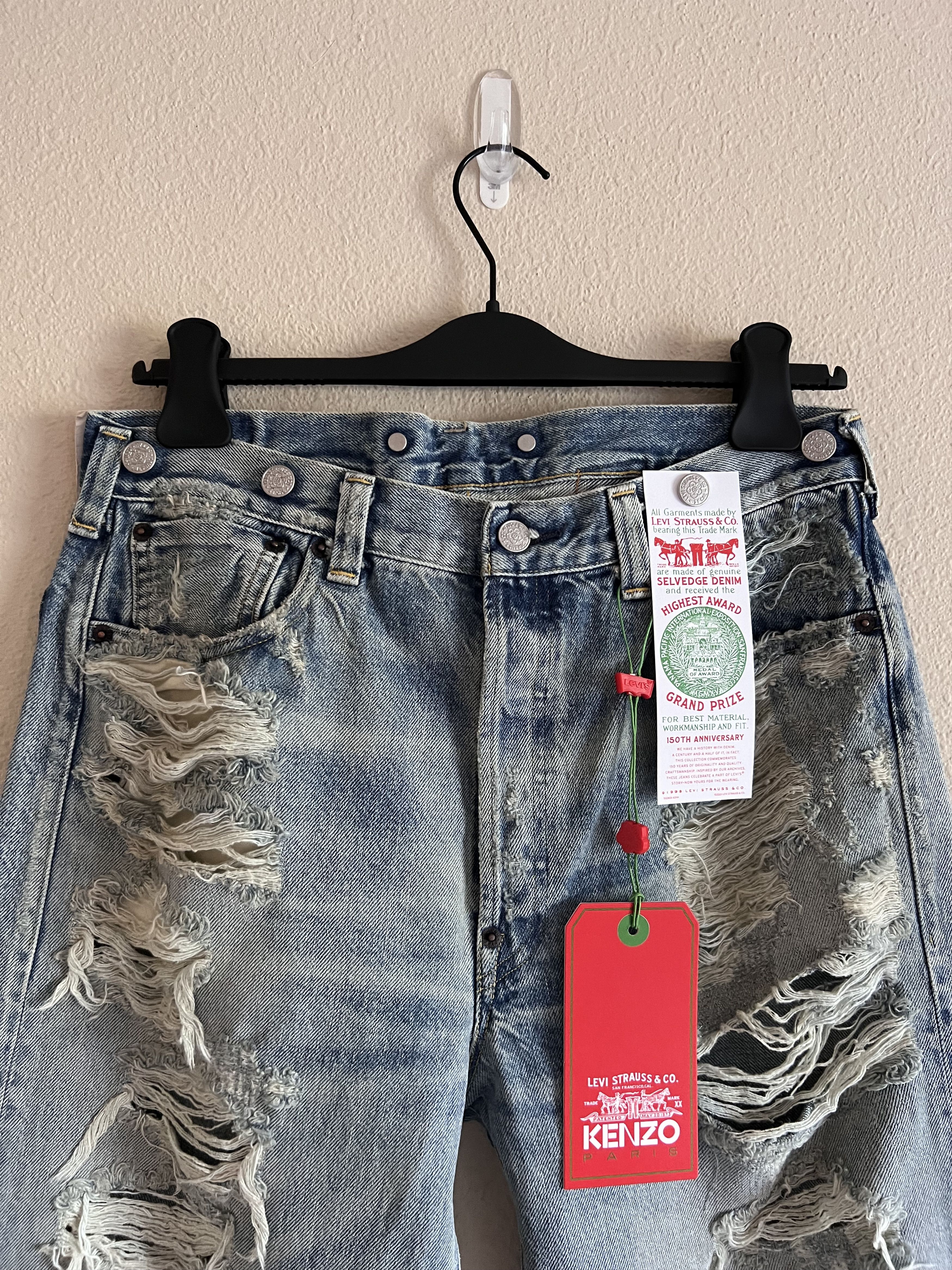 Kenzo × Levi's Levi's KENZO 1933 501 Jeans in BLue Size US 31 - 2 Thumbnail