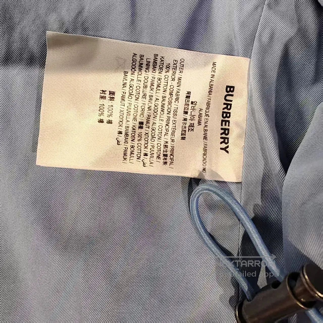 Burberry burberry light blue jacket, nearly new. Size US M / EU 48-50 / 2 - 6 Thumbnail