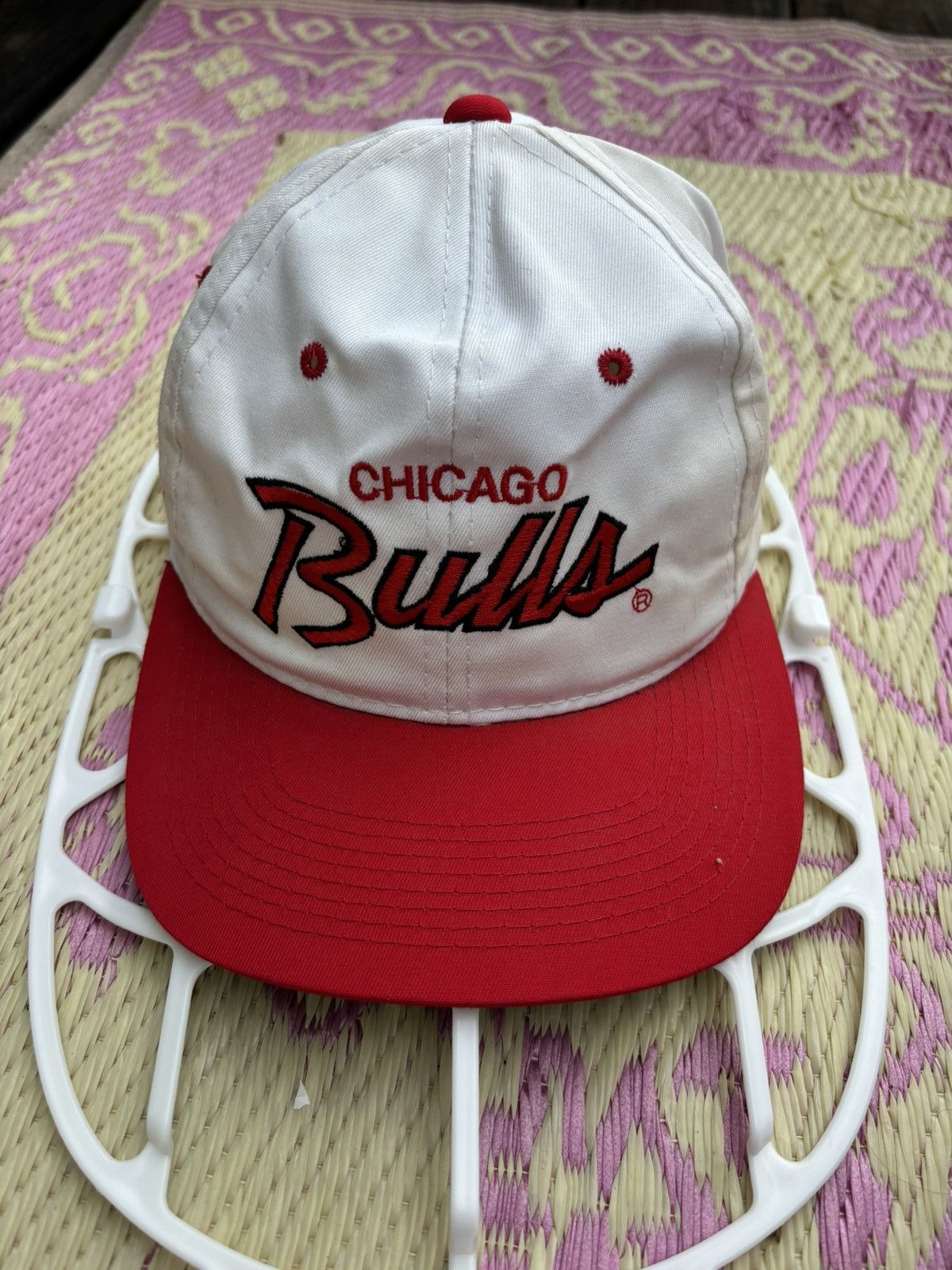 NBA × Sports Specialties Chicago Bulls Sports Specialties Script Twill Snapback Size ONE SIZE - 2 Thumbnail