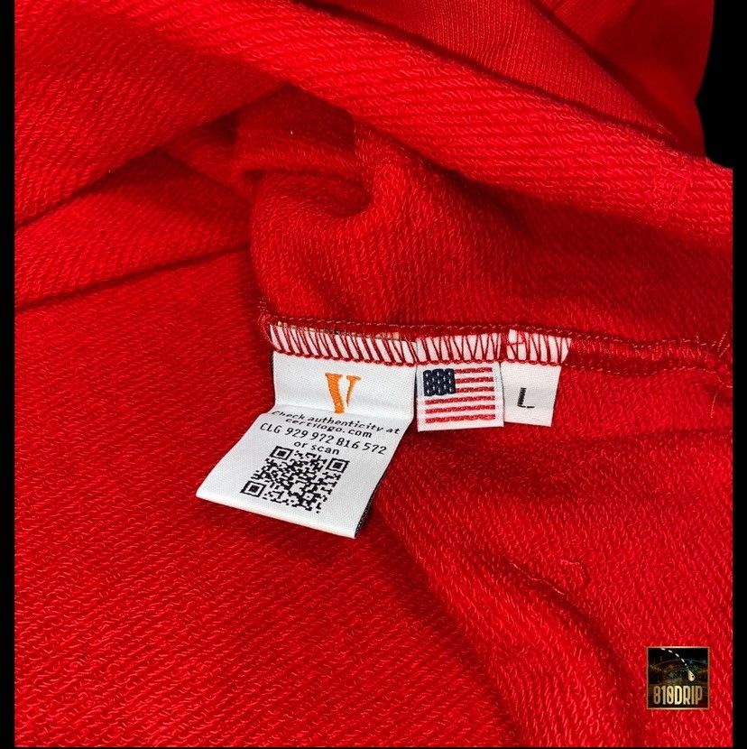 Vlone Vlone Black Friends Red Hoodie (L) Size US L / EU 52-54 / 3 - 4 Thumbnail
