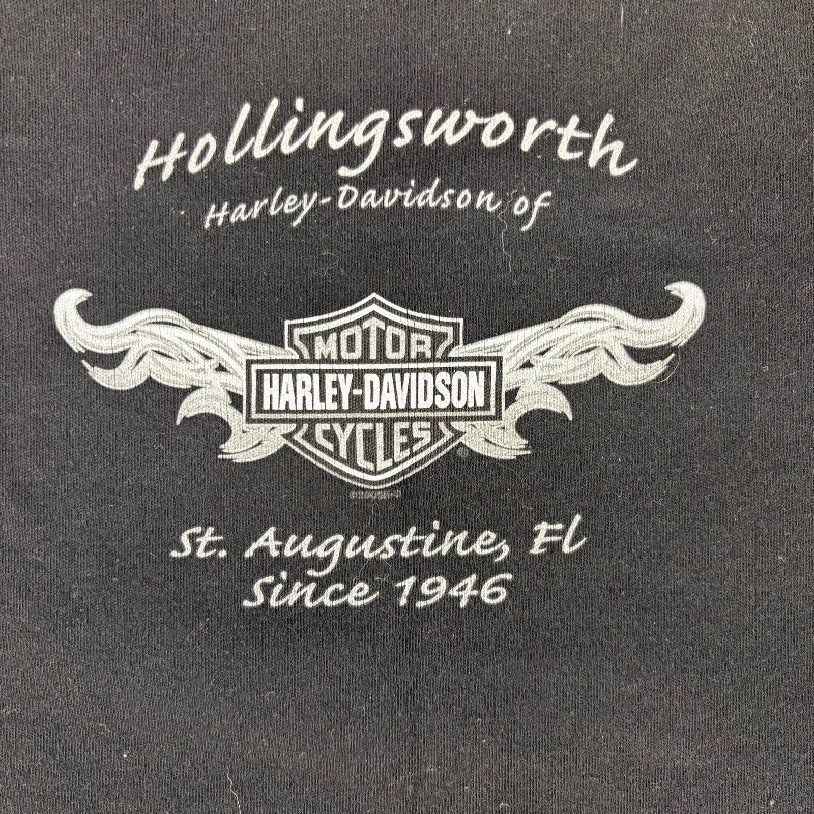 Harley Davidson Y2K Bedazzled Harley Davidson Baby Tee Size L / US 10 / IT 46 - 4 Thumbnail