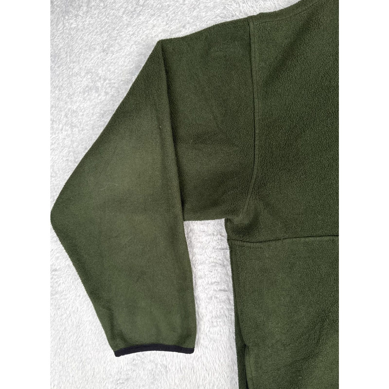 Vintage Cabela's Jacket Mens XL Green Fleece Full Zip Pockets Made In USA Outdoor Hiking Windbreaker Size US XL / EU 56 / 4 - 3 Thumbnail