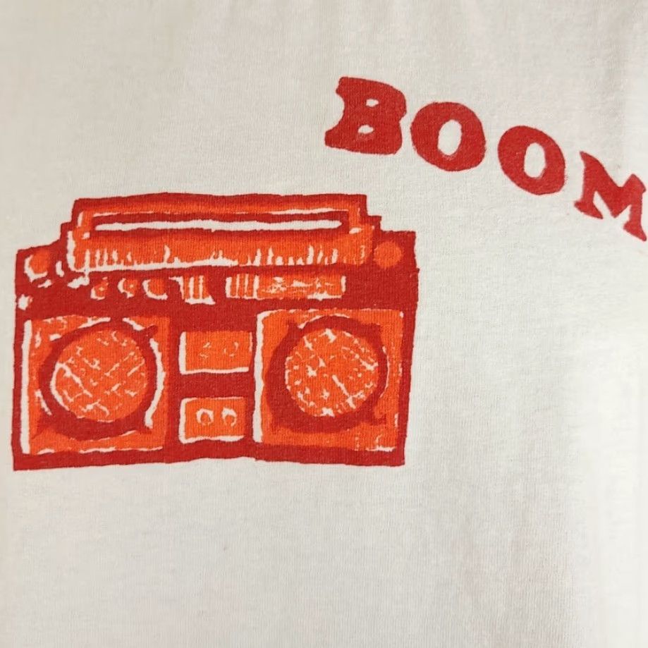 Vintage VINTAGE Boombox T Shirt Mens 2XL White Y2K Streetwear Art Tee Brand Alstyle Apparel & Activewear Shirt Mens White 90s Hip Hop Music Size US XXL / EU 58 / 5 - 3 Thumbnail